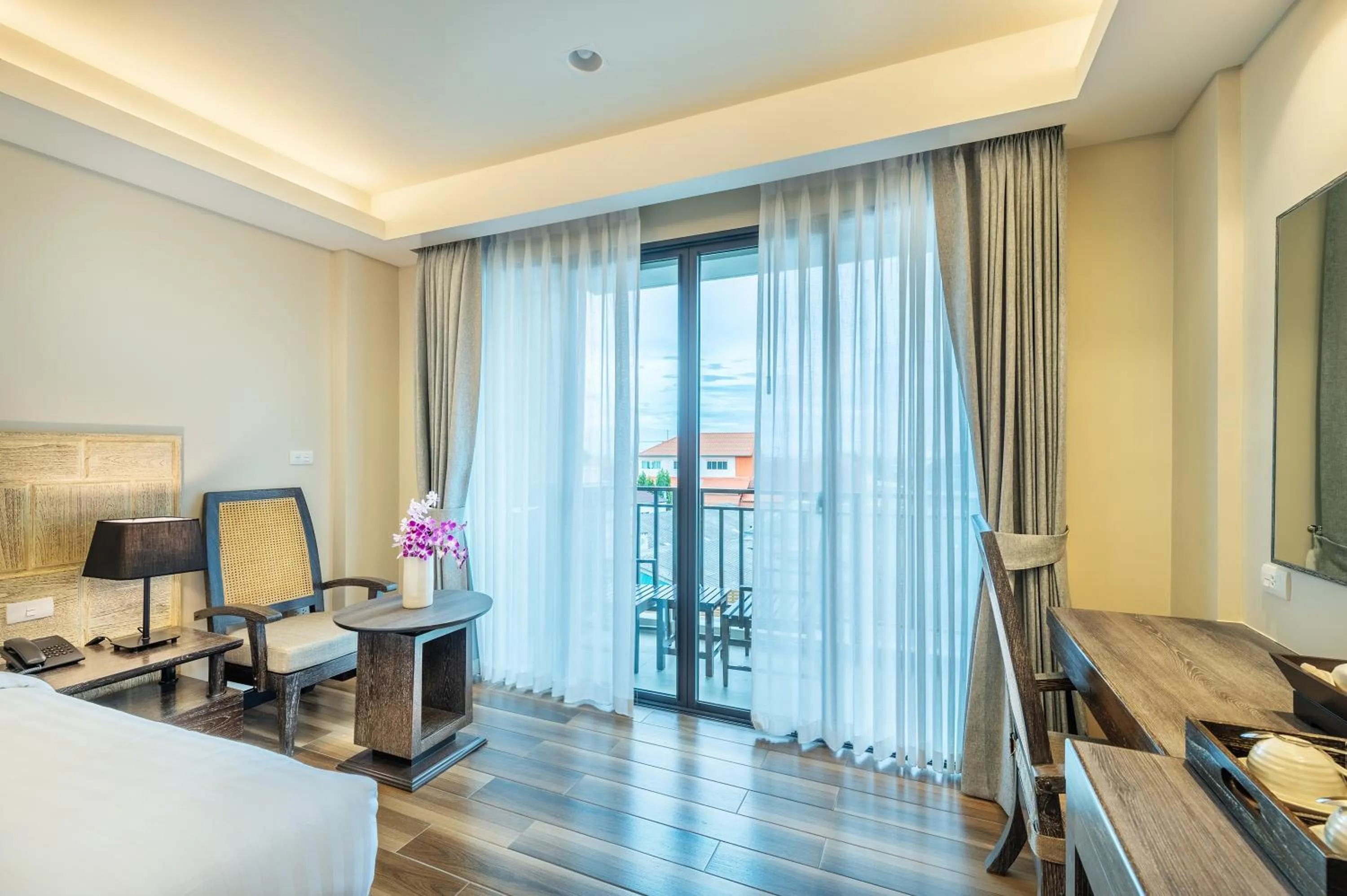 Bedroom, Bed in Treepana Boutique Hotel, Huahin