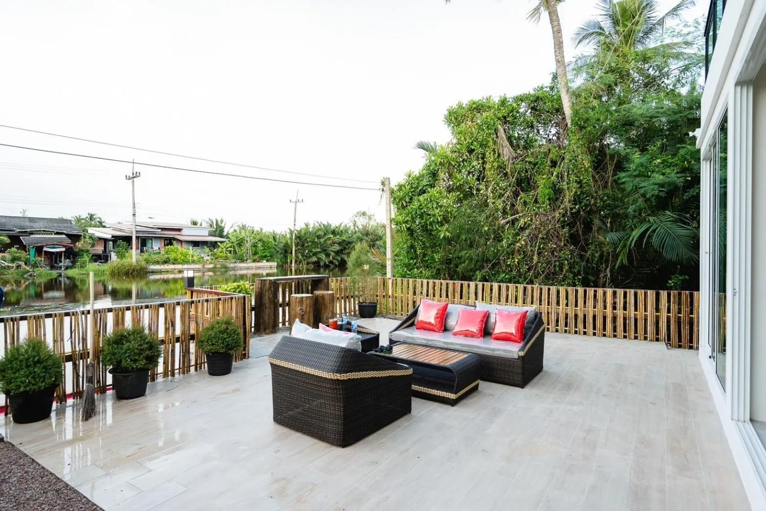 Balcony/Terrace in Yunoya Riverside Villa