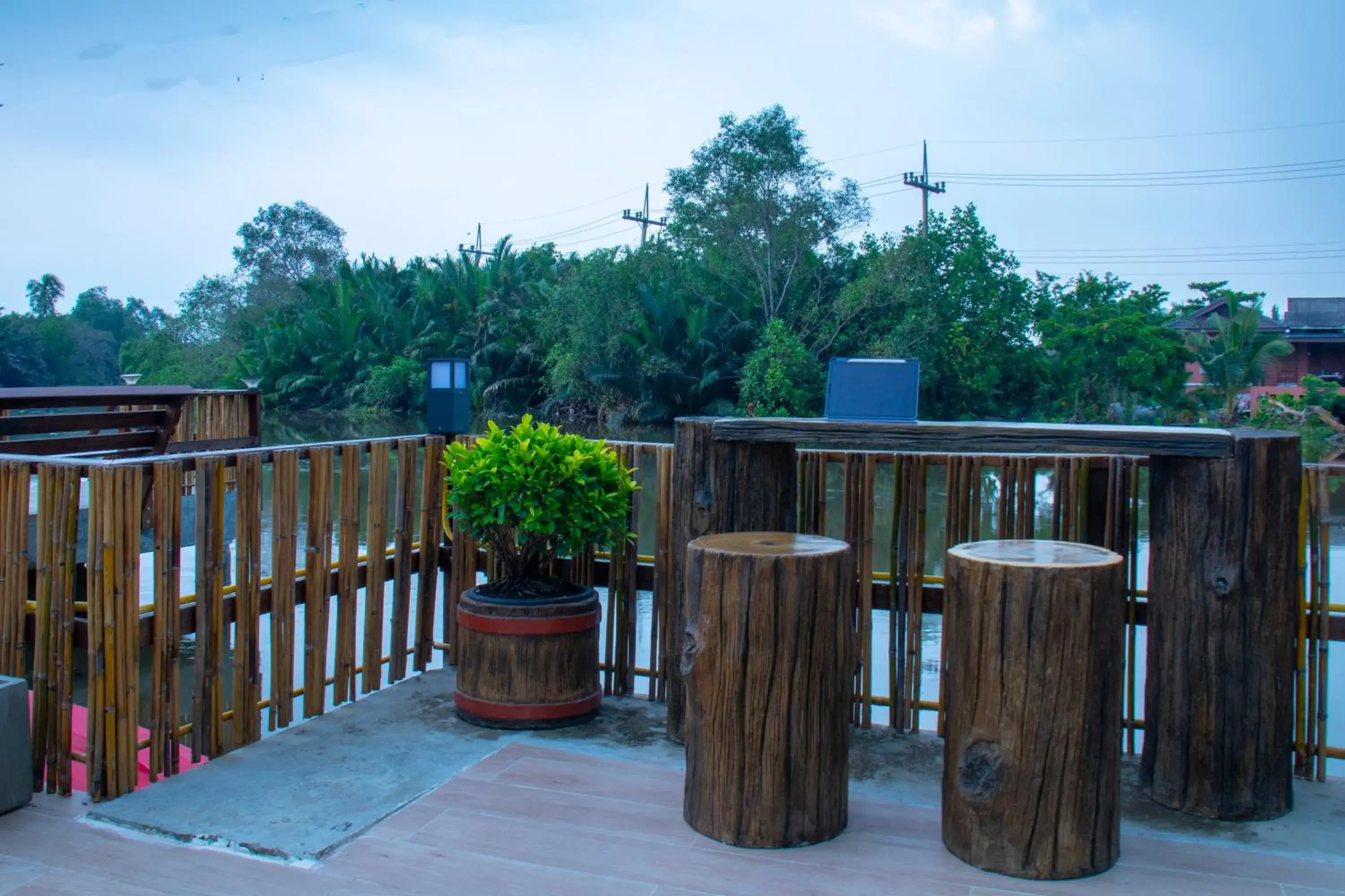 Balcony/Terrace in Yunoya Riverside Villa Balcony/Terrace in Yunoya Riverside Villa