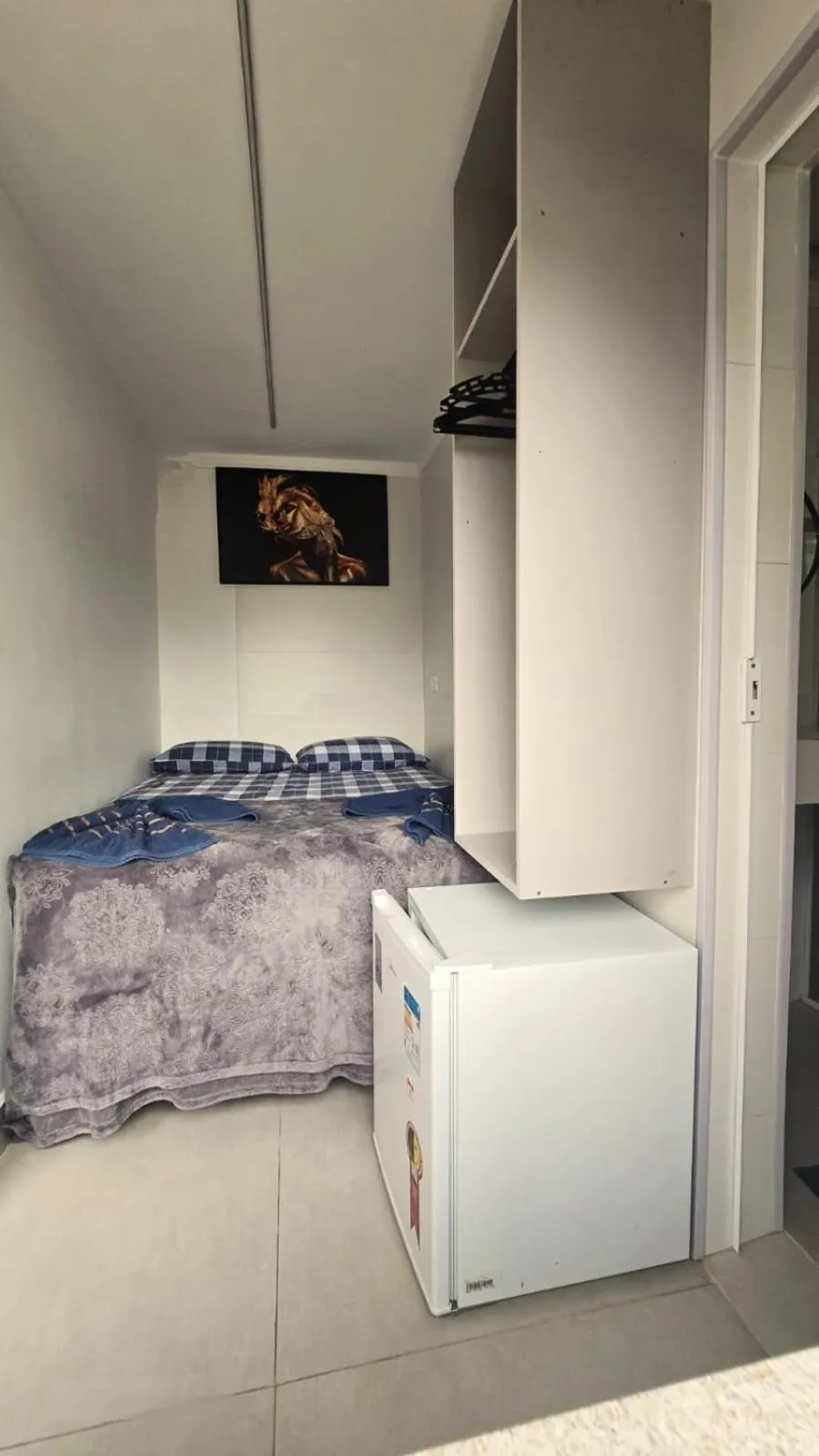 Bed in CASA HOTEL PIRACICABA