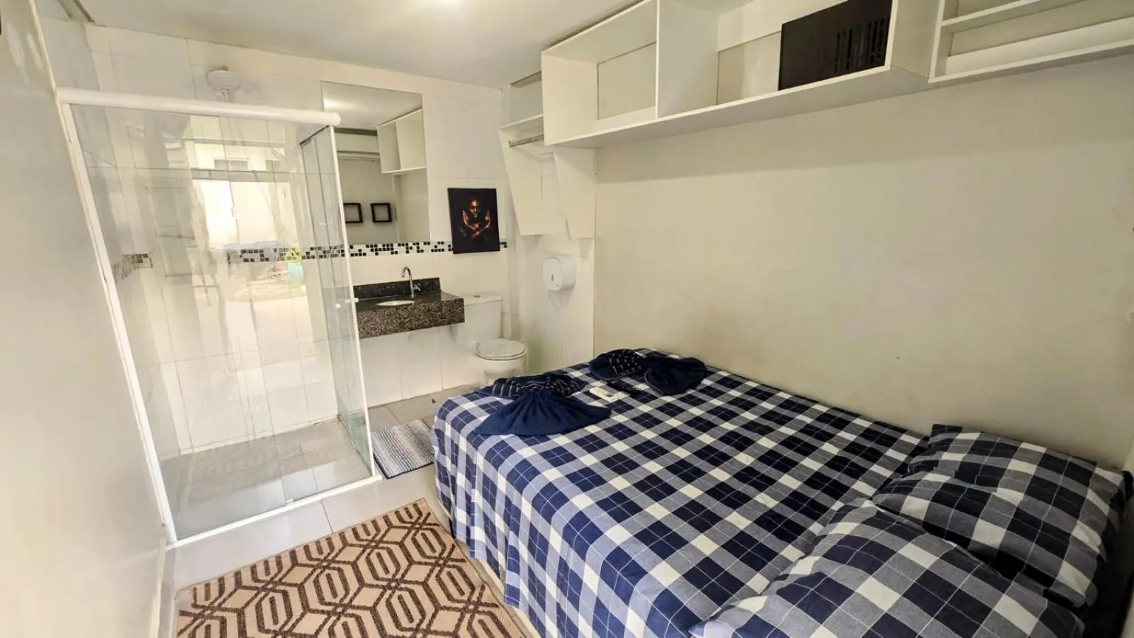 Bed in CASA HOTEL PIRACICABA