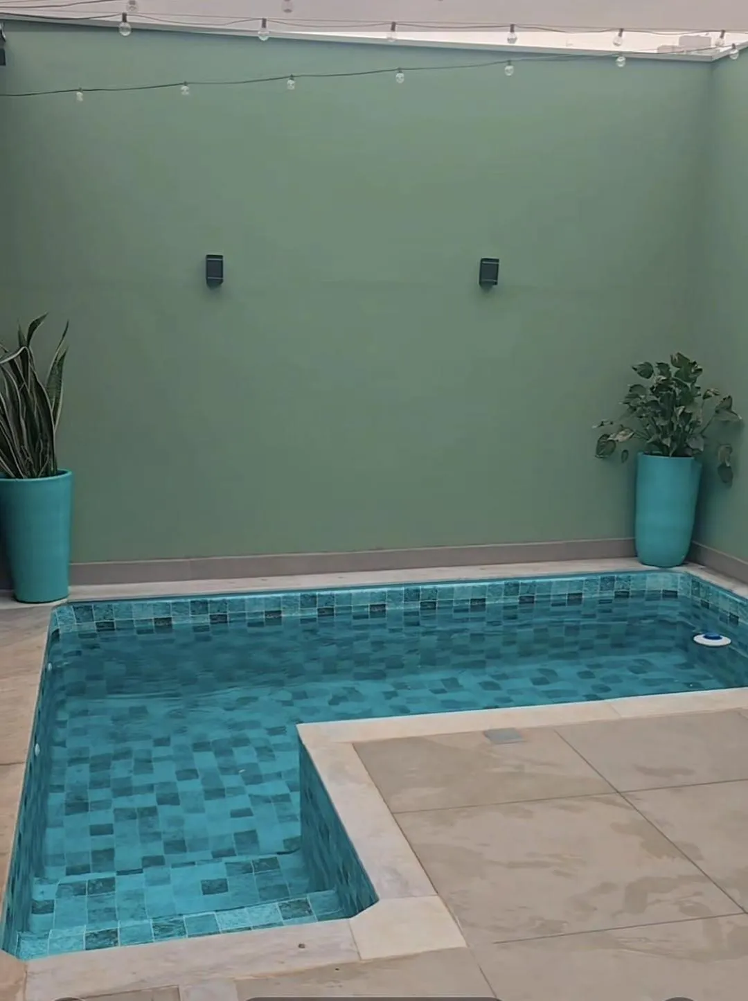 Pool view in CASA HOTEL PIRACICABA