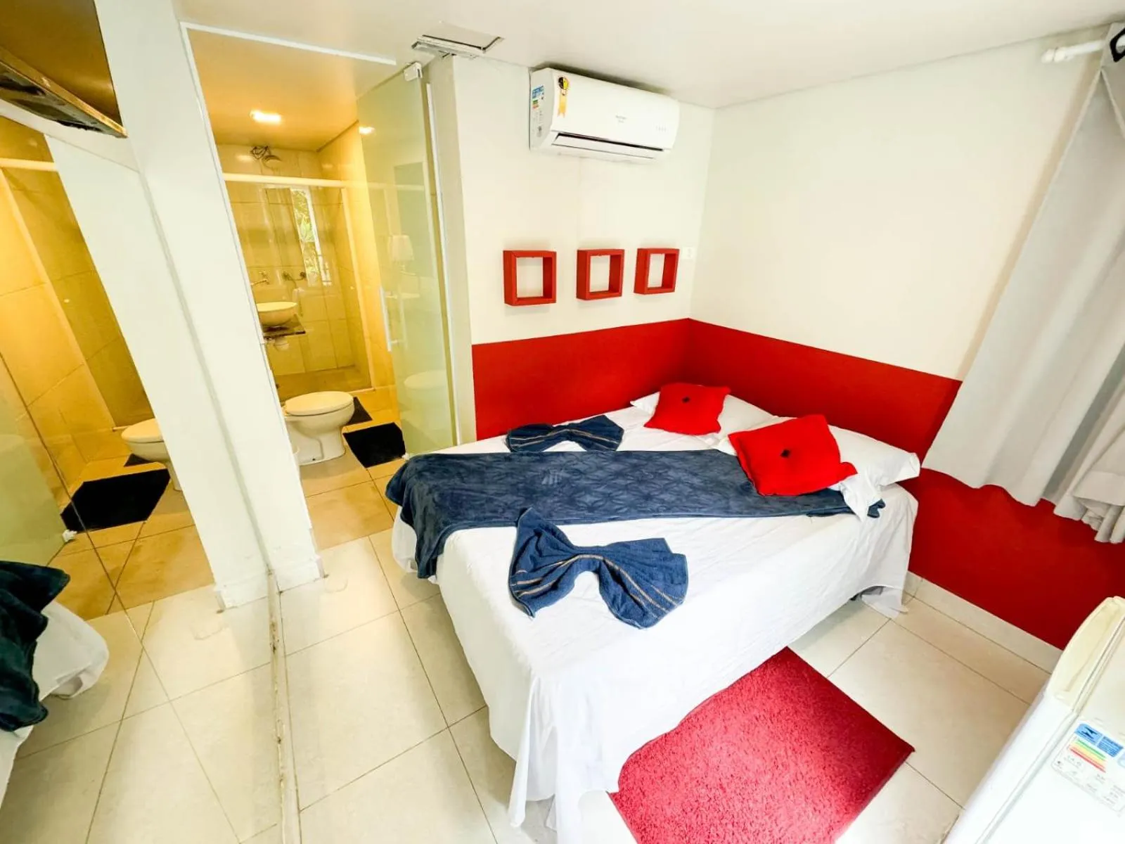 Bed in CASA HOTEL PIRACICABA