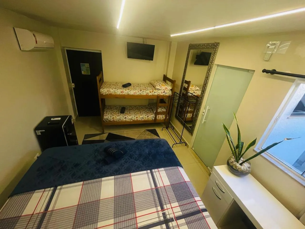 Bed in CASA HOTEL PIRACICABA