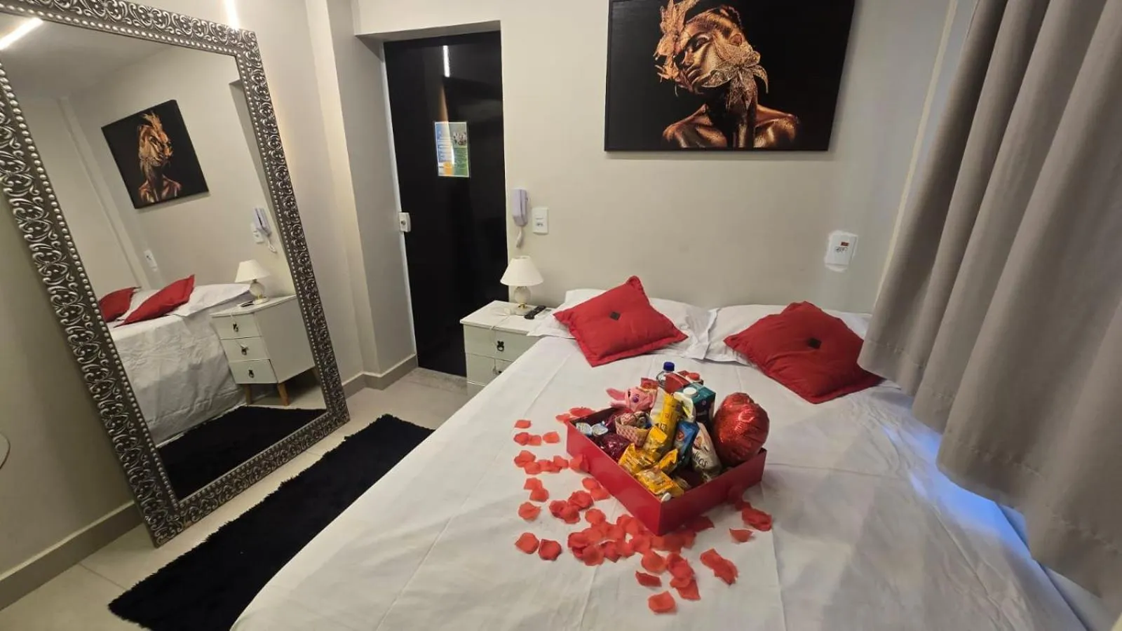 Bed in CASA HOTEL PIRACICABA