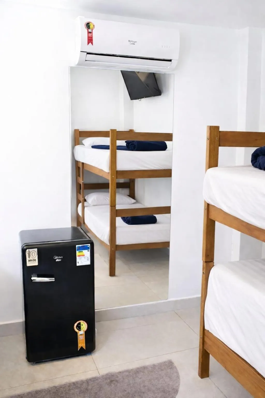 Communal lounge/ TV room, Bed in CASA HOTEL PIRACICABA