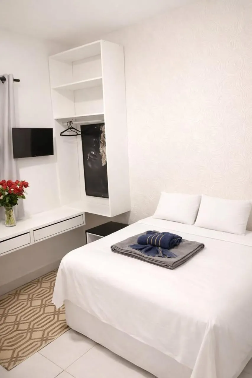 Bed in CASA HOTEL PIRACICABA