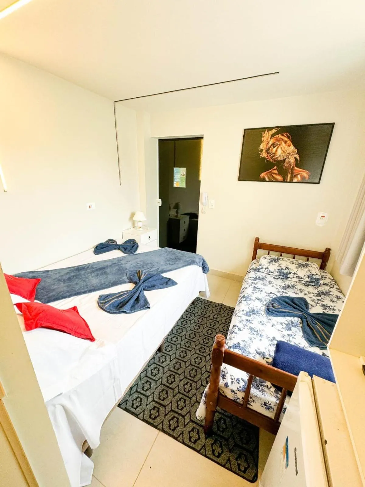 Bed in CASA HOTEL PIRACICABA