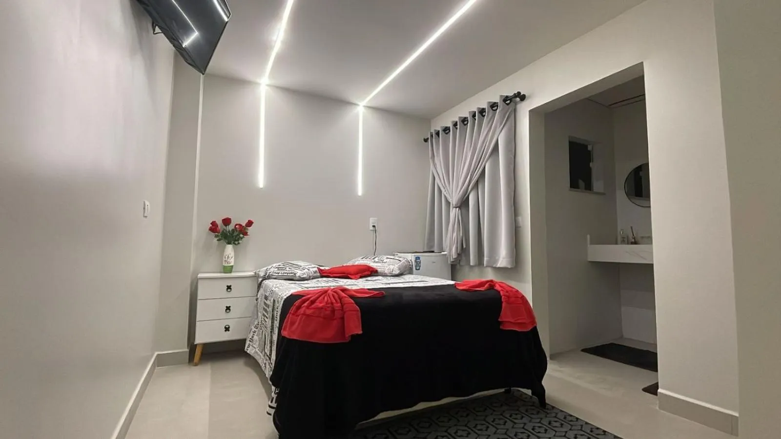 Bed in CASA HOTEL PIRACICABA