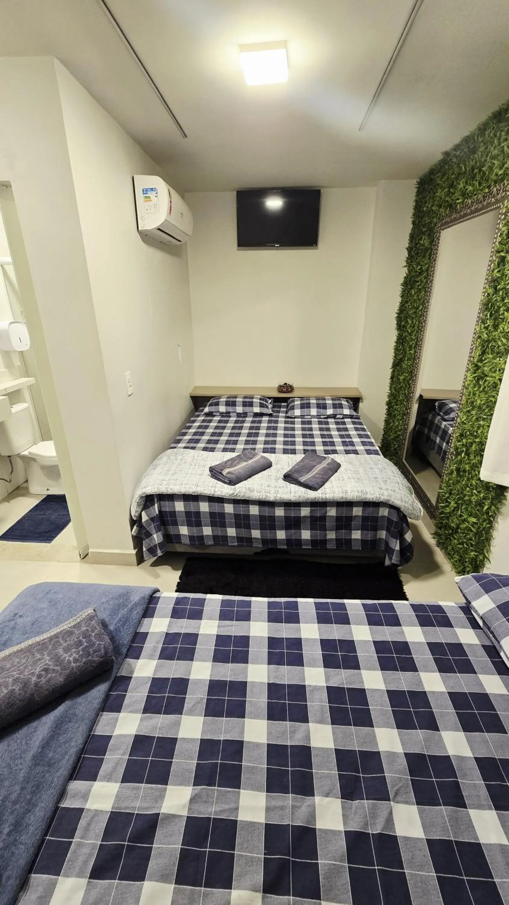 Bed in CASA HOTEL PIRACICABA