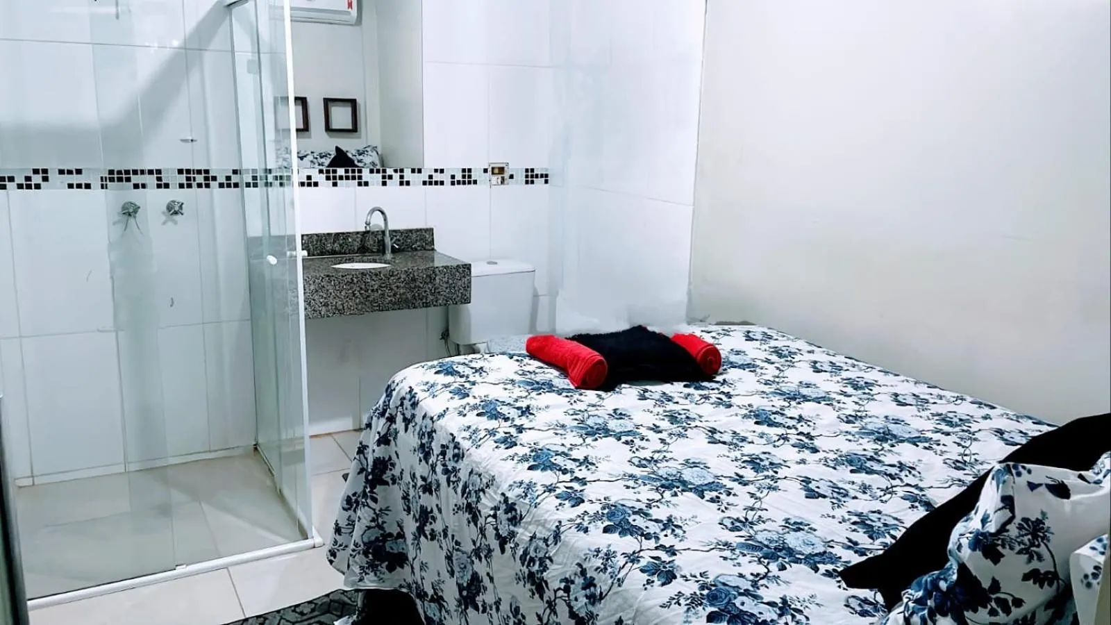 Bed in CASA HOTEL PIRACICABA