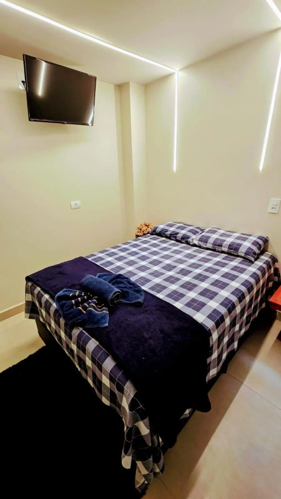 Bed in CASA HOTEL PIRACICABA