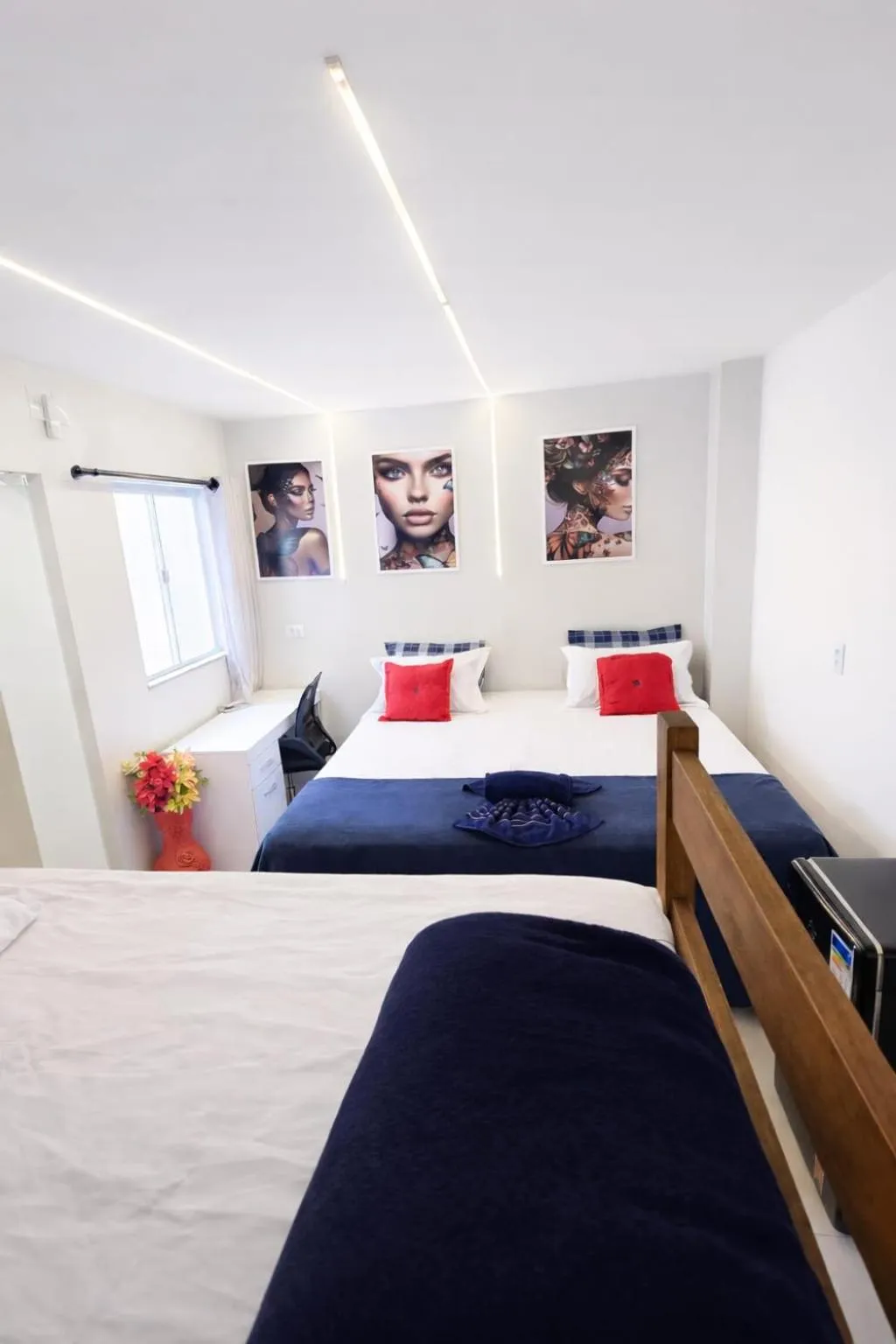 Bed in CASA HOTEL PIRACICABA