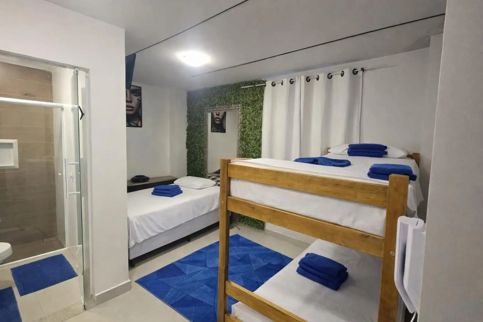 Bed in CASA HOTEL PIRACICABA