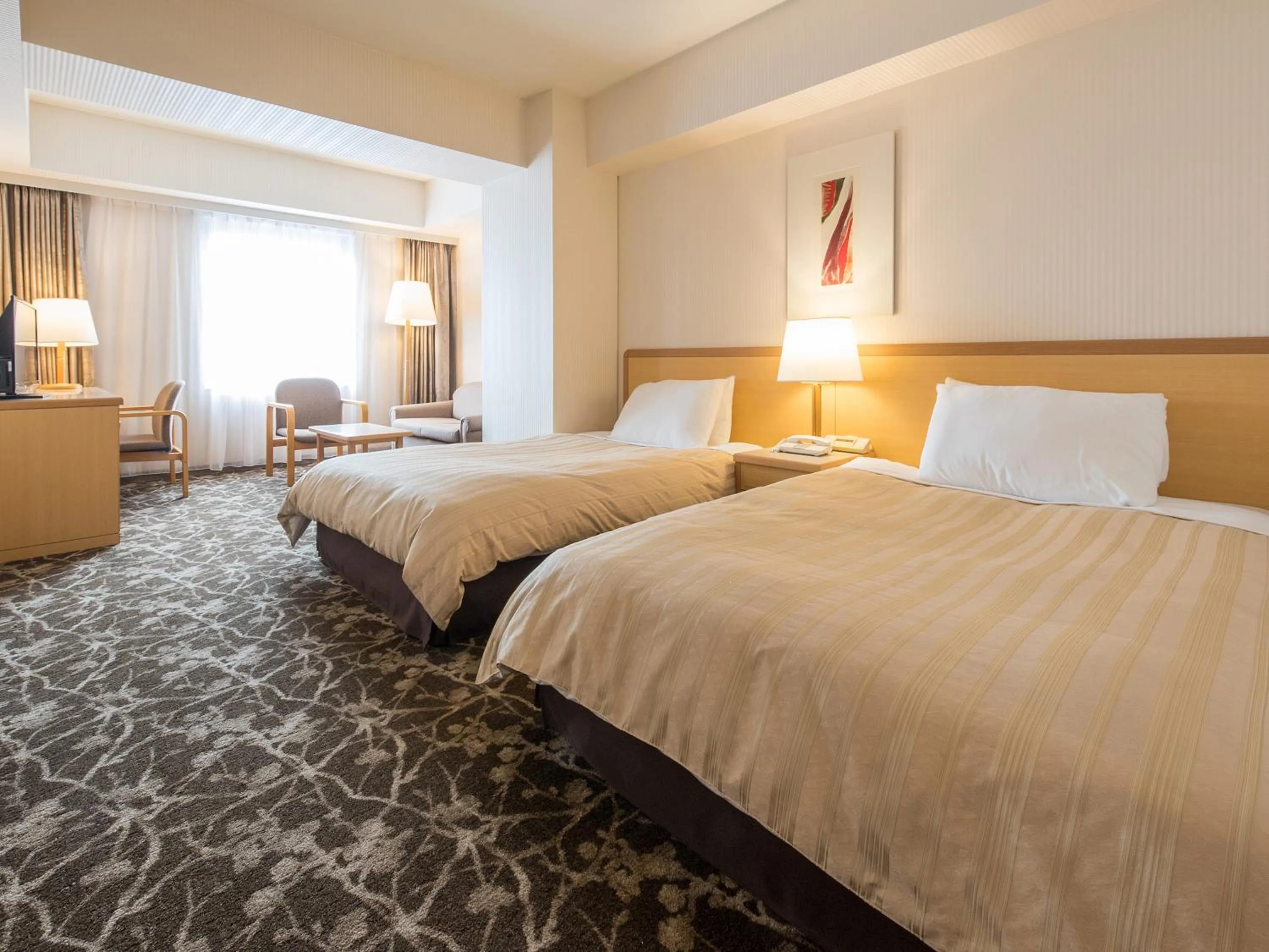 Bedroom, Bed in President Hotel Mito