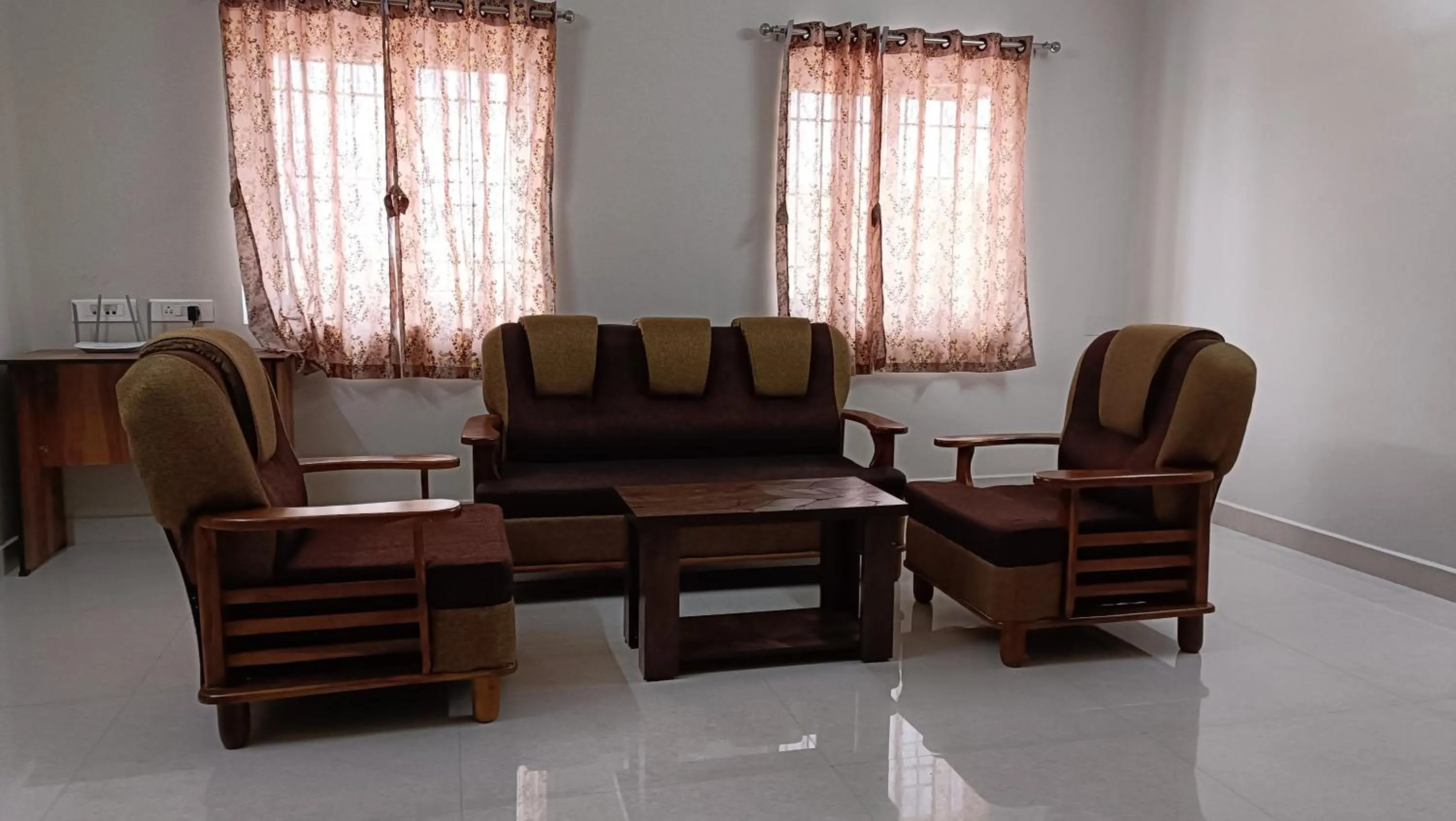 Living room in Shantham Service Apartments, Indumanagar, Coimbatore