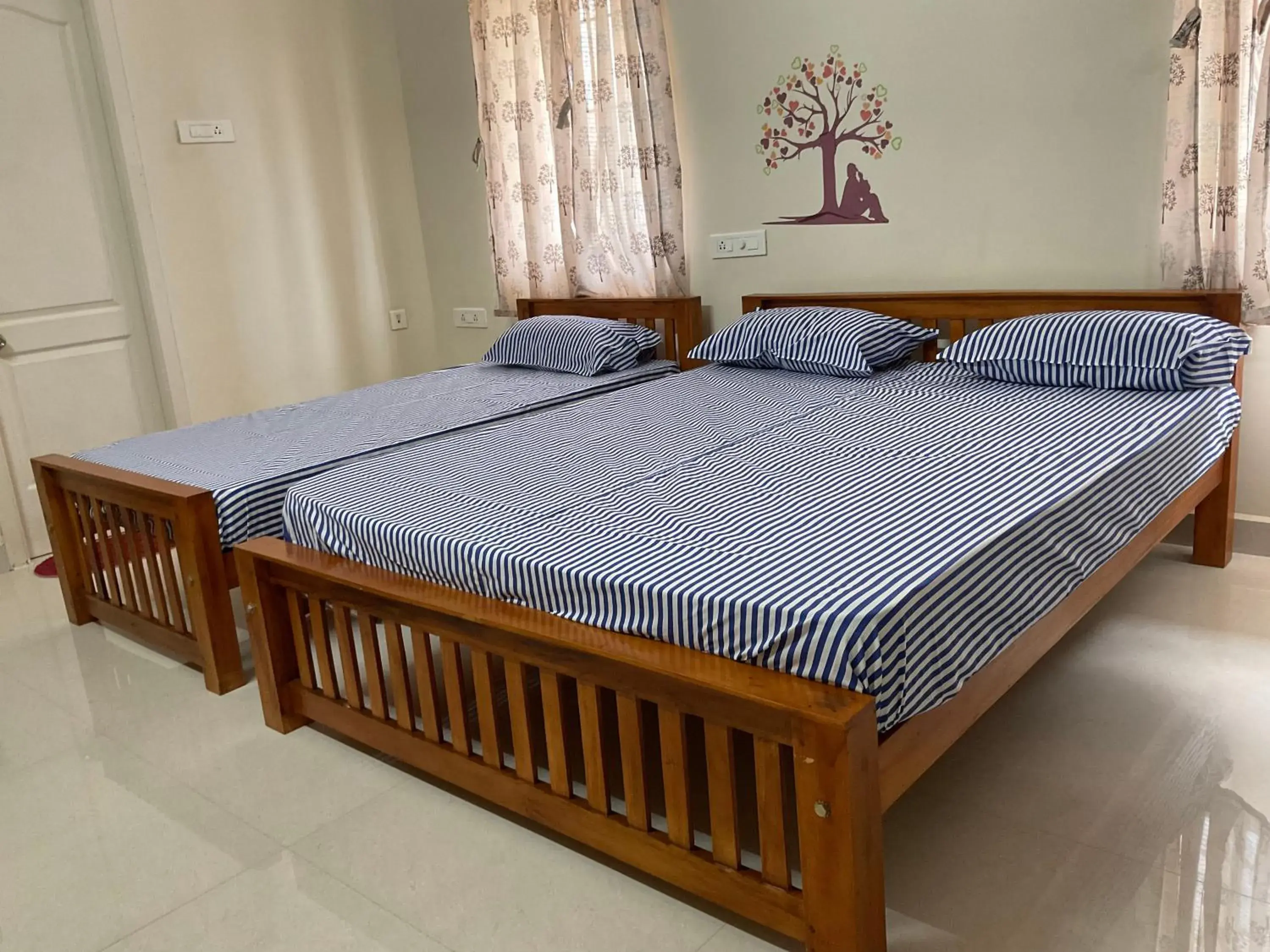 Bedroom, Bed in Shantham Service Apartments, Indumanagar, Coimbatore Bedroom, Bed in Shantham Service Apartments, Indumanagar, Coimbatore