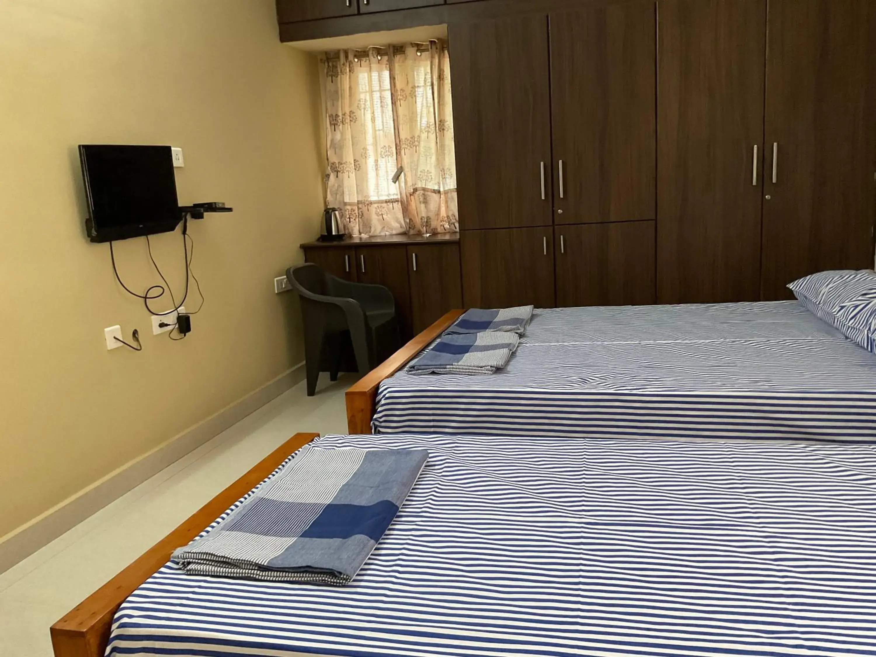 Bedroom, Bed in Shantham Service Apartments, Indumanagar, Coimbatore Bedroom, Bed in Shantham Service Apartments, Indumanagar, Coimbatore