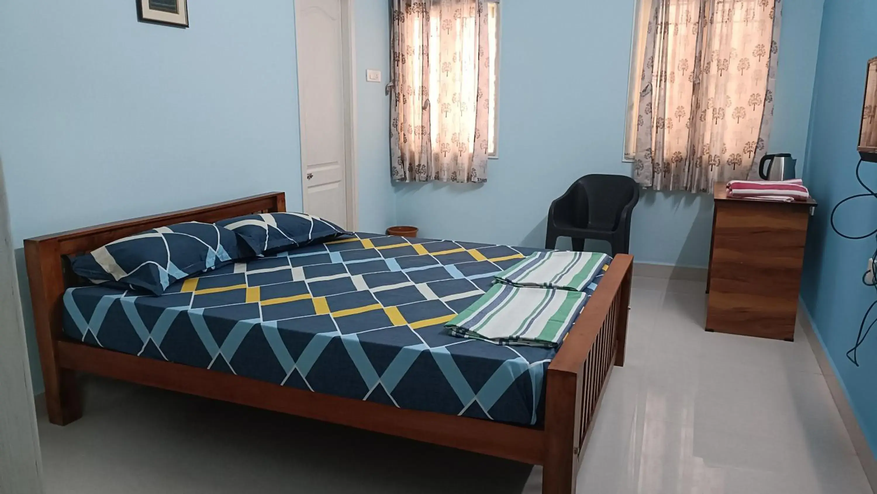 Bedroom, Bed in Shantham Service Apartments, Indumanagar, Coimbatore Bedroom, Bed in Shantham Service Apartments, Indumanagar, Coimbatore