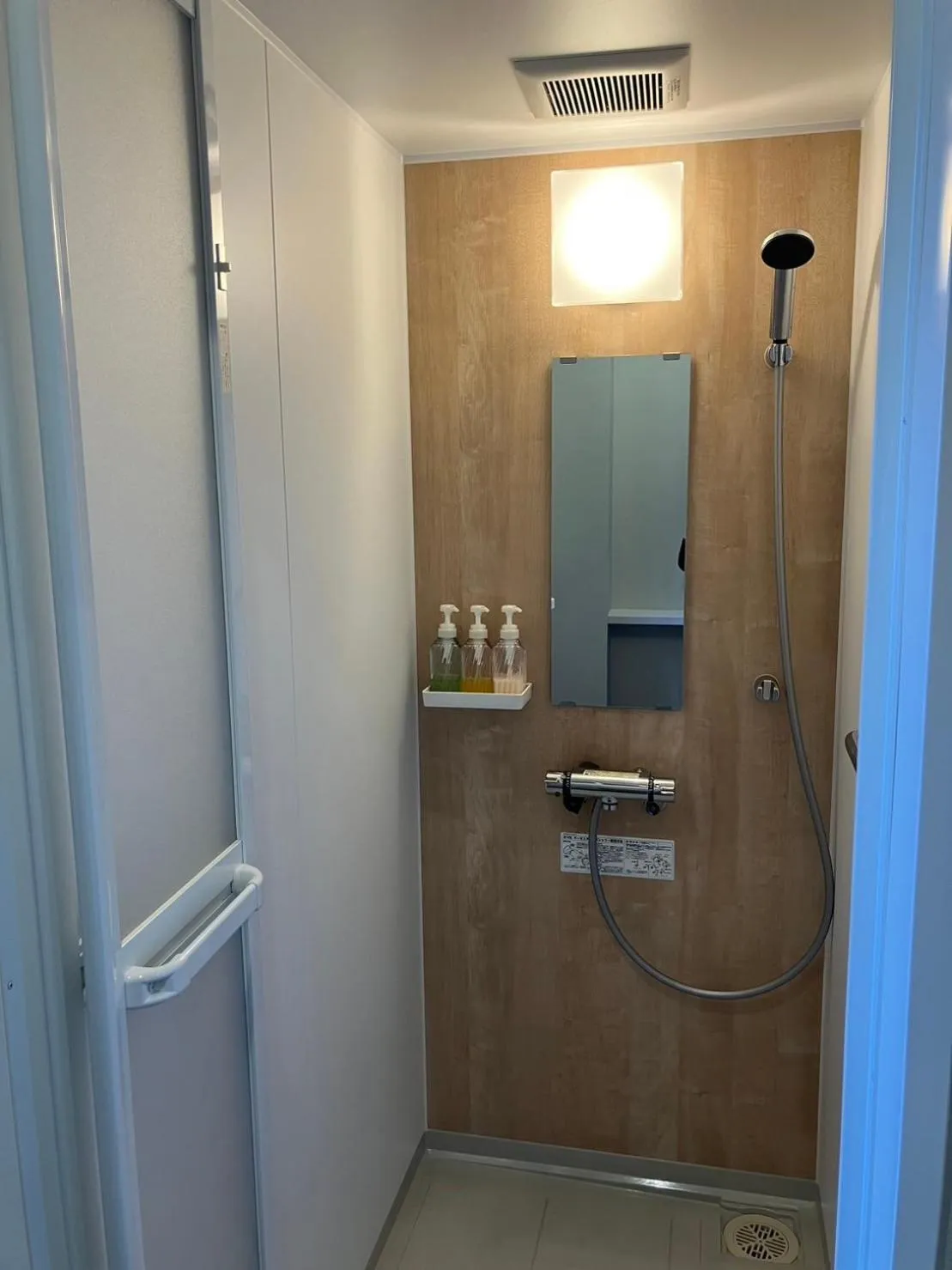 Shower in Hotel PRELE