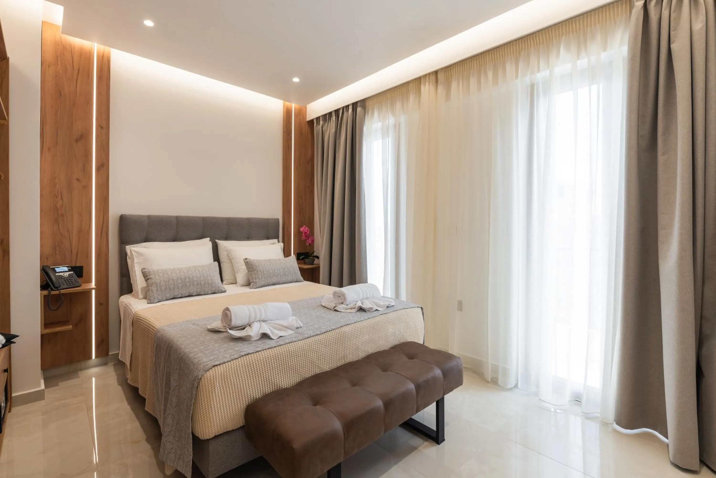 Bed in The Wine Hotel