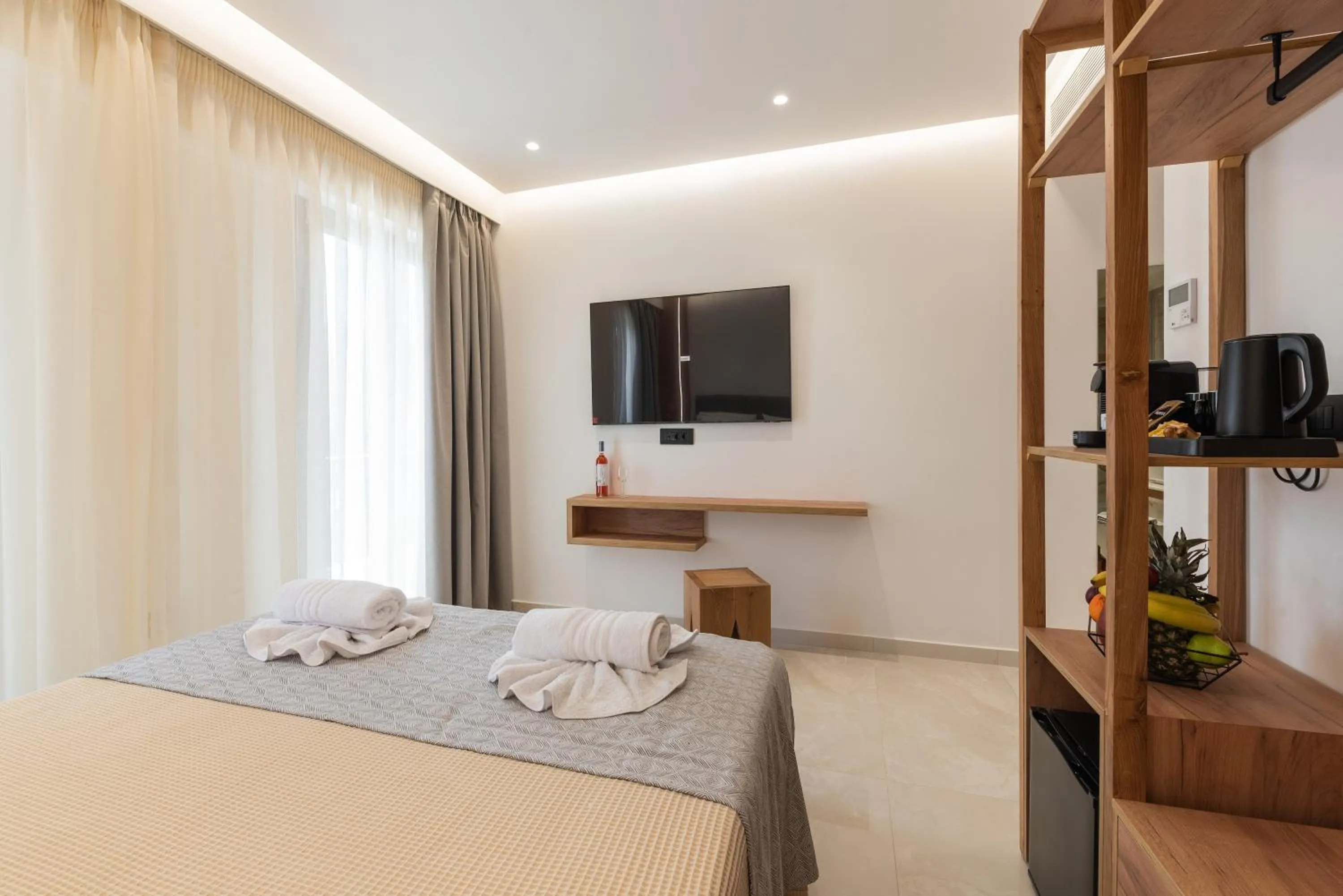 Bed in The Wine Hotel