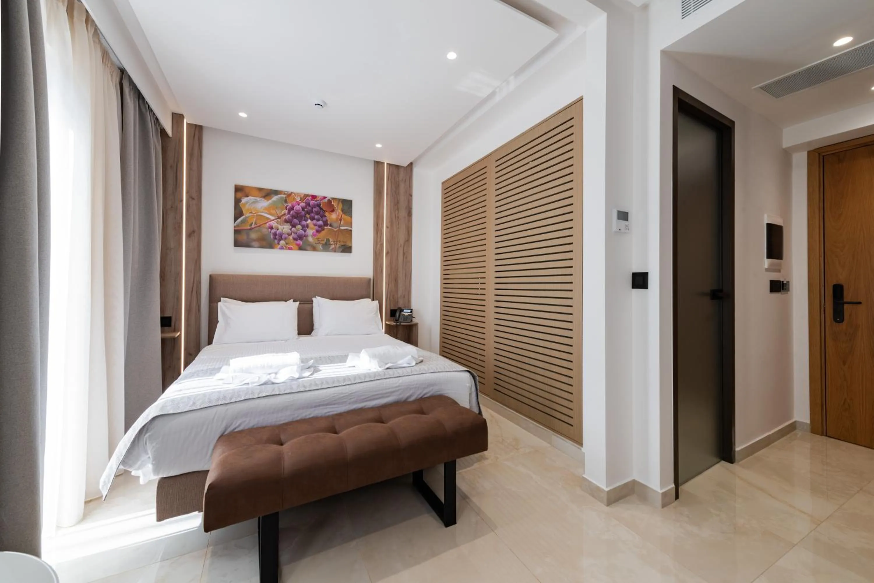 Bed in The Wine Hotel