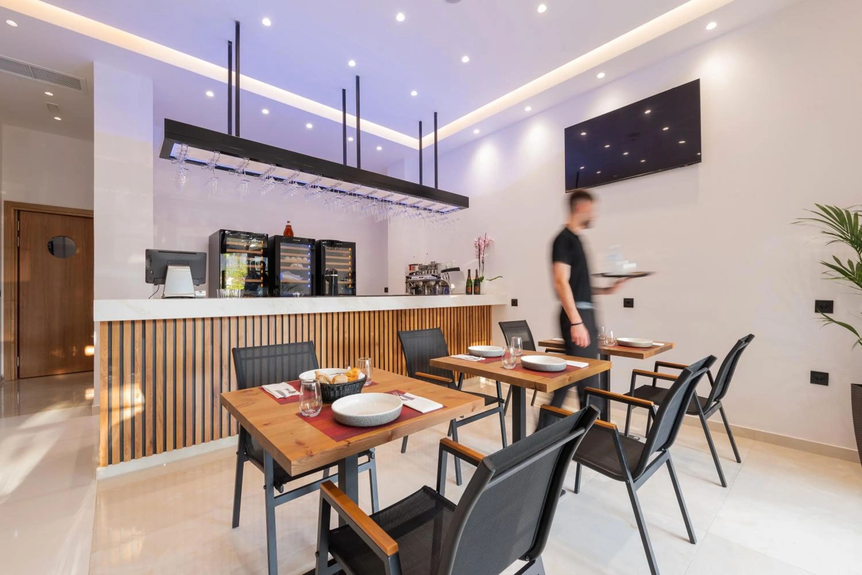 Dining area in The Wine Hotel