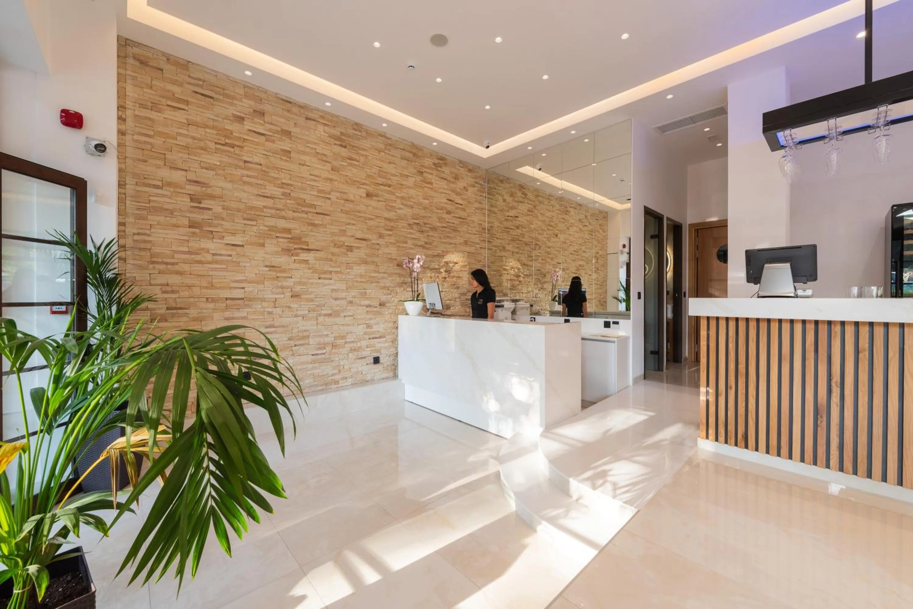 Lobby or reception in The Wine Hotel