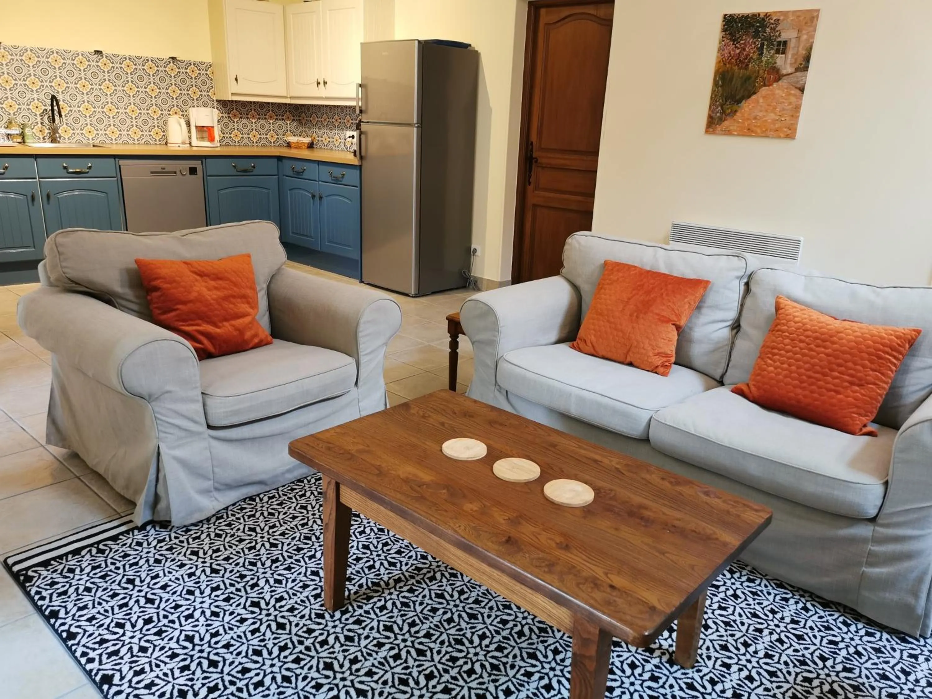 Living room in L'Ancienne Distillerie