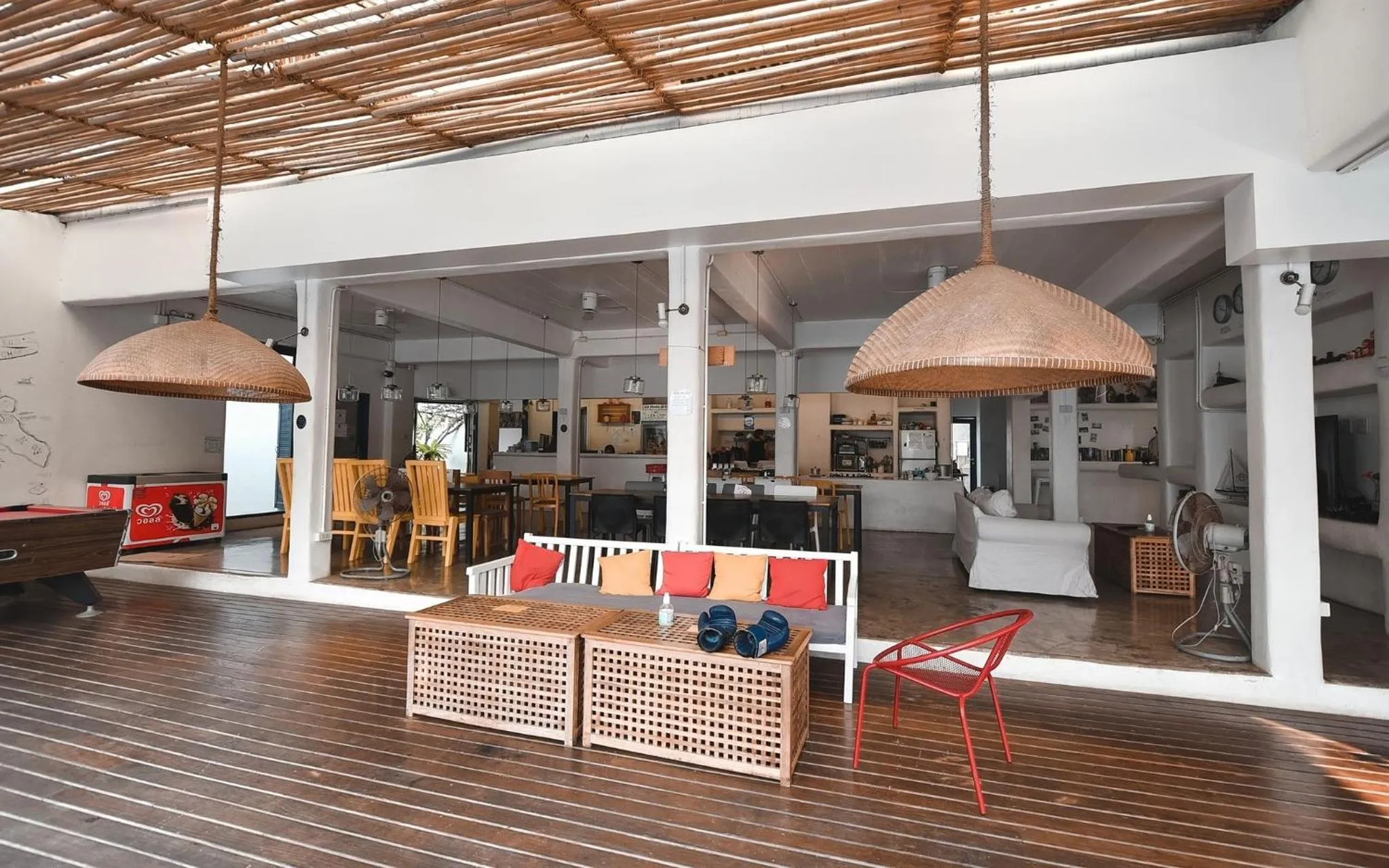 Seating area in Pajamas Koh Chang