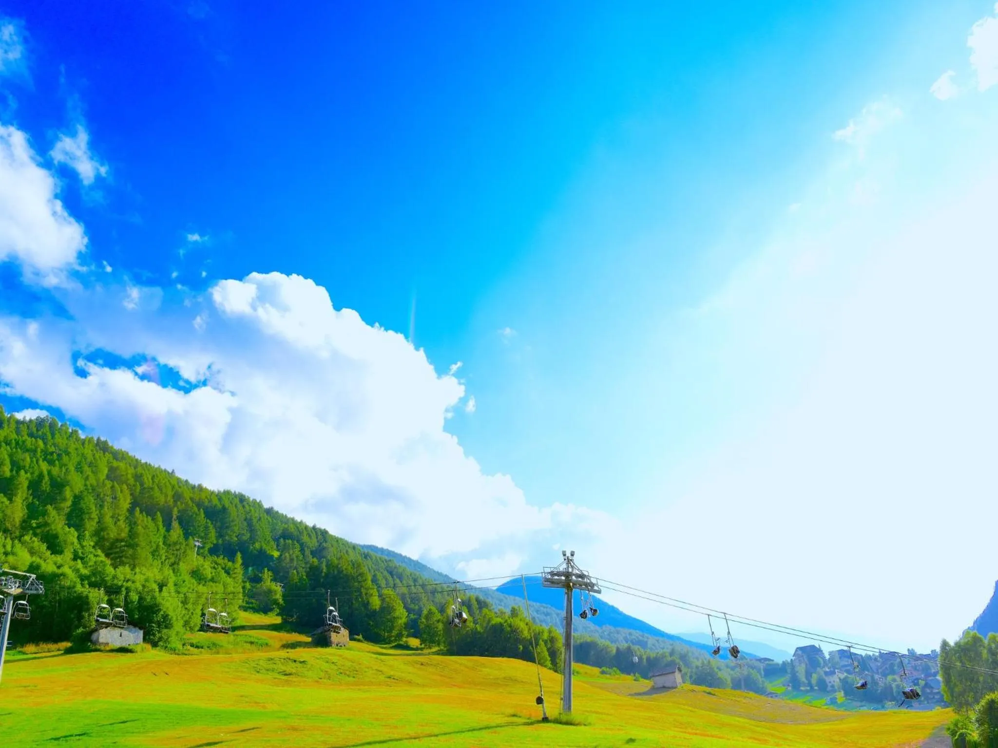 Mountain view in Hotel Ginepro