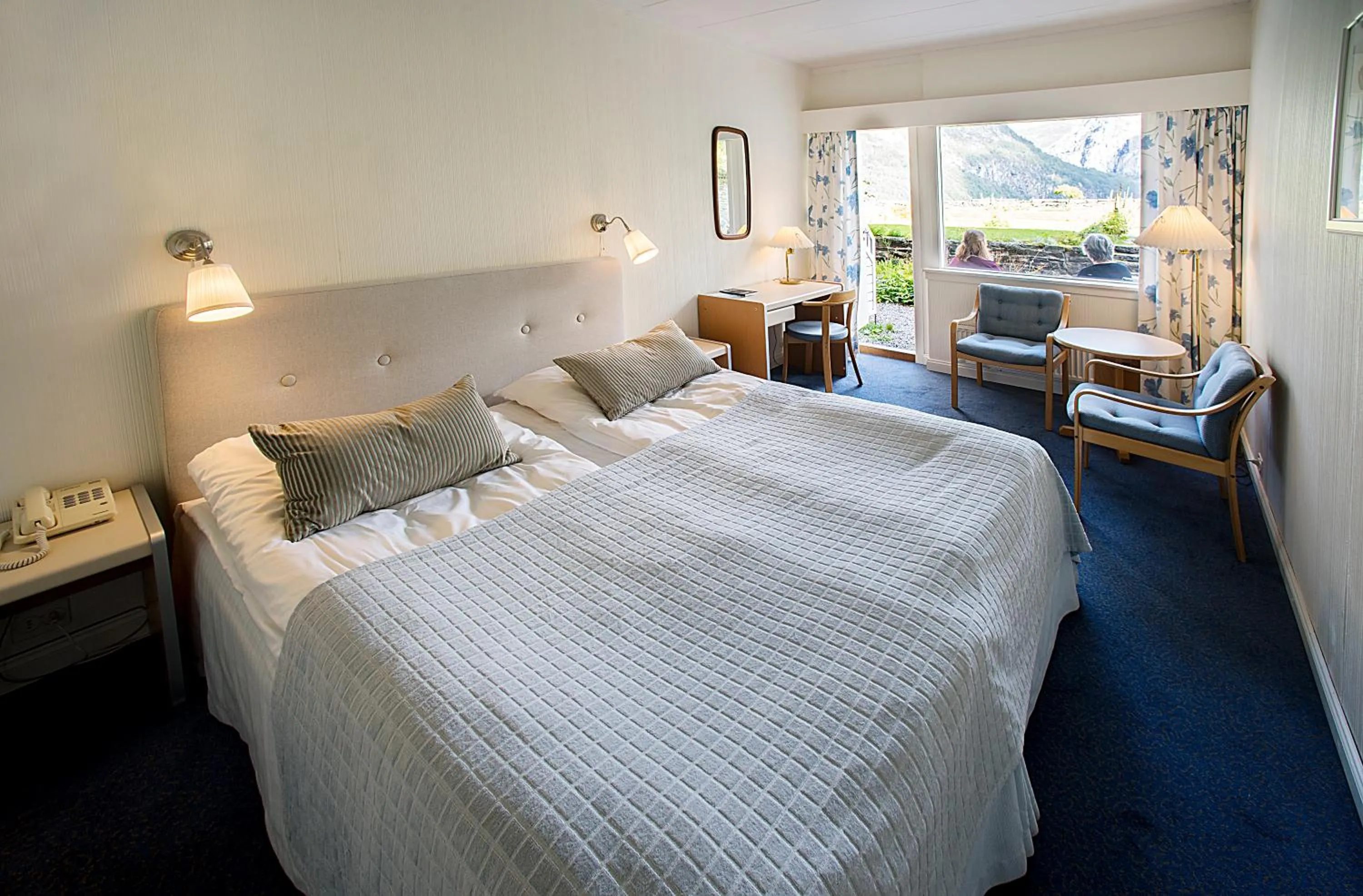 Bed in Stalheim Hotel