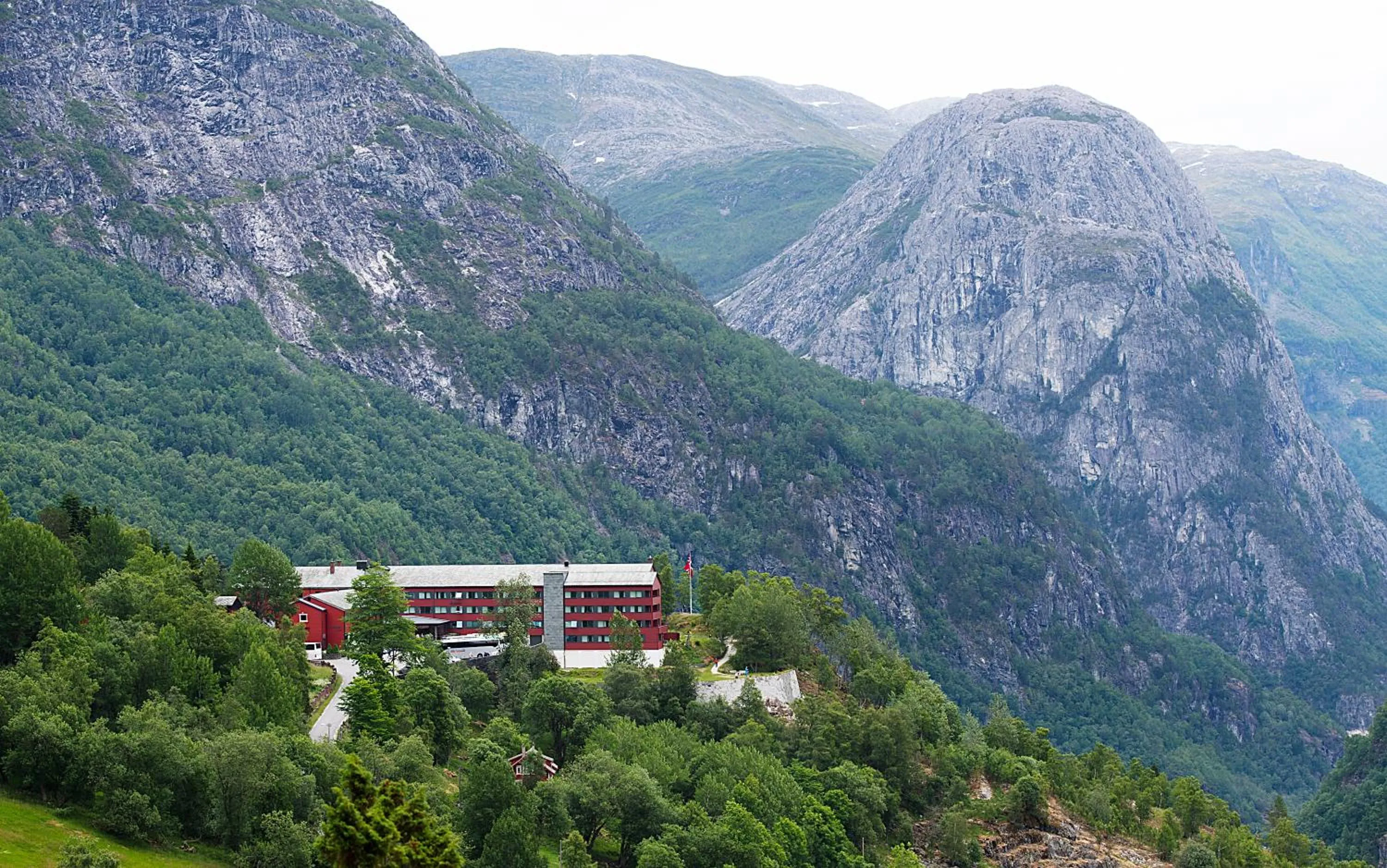 Facade/entrance in Stalheim Hotel