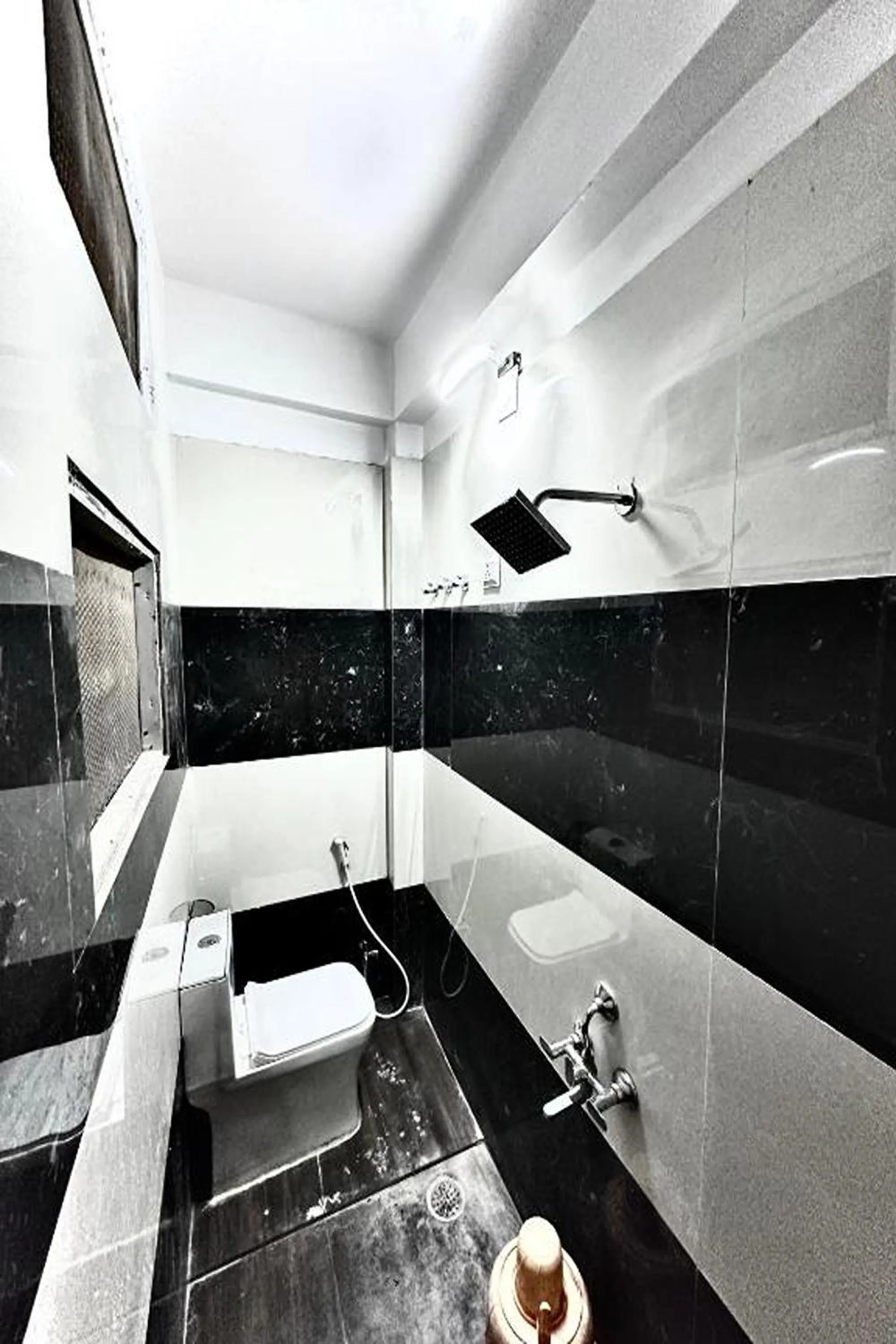 Shower in Hotel The Galaxy near Udaipur Airport