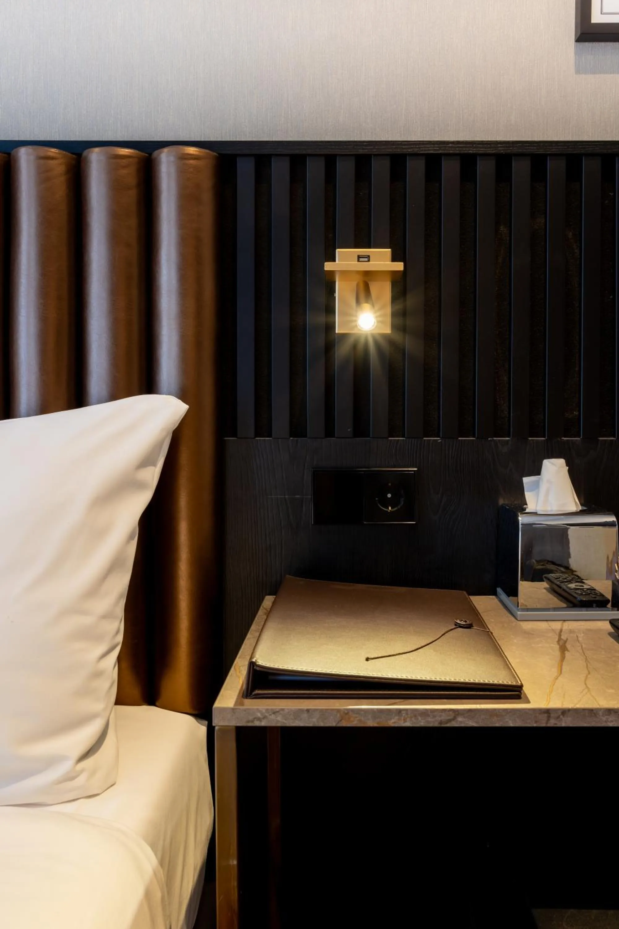 Bed in Dream Hotel Amsterdam