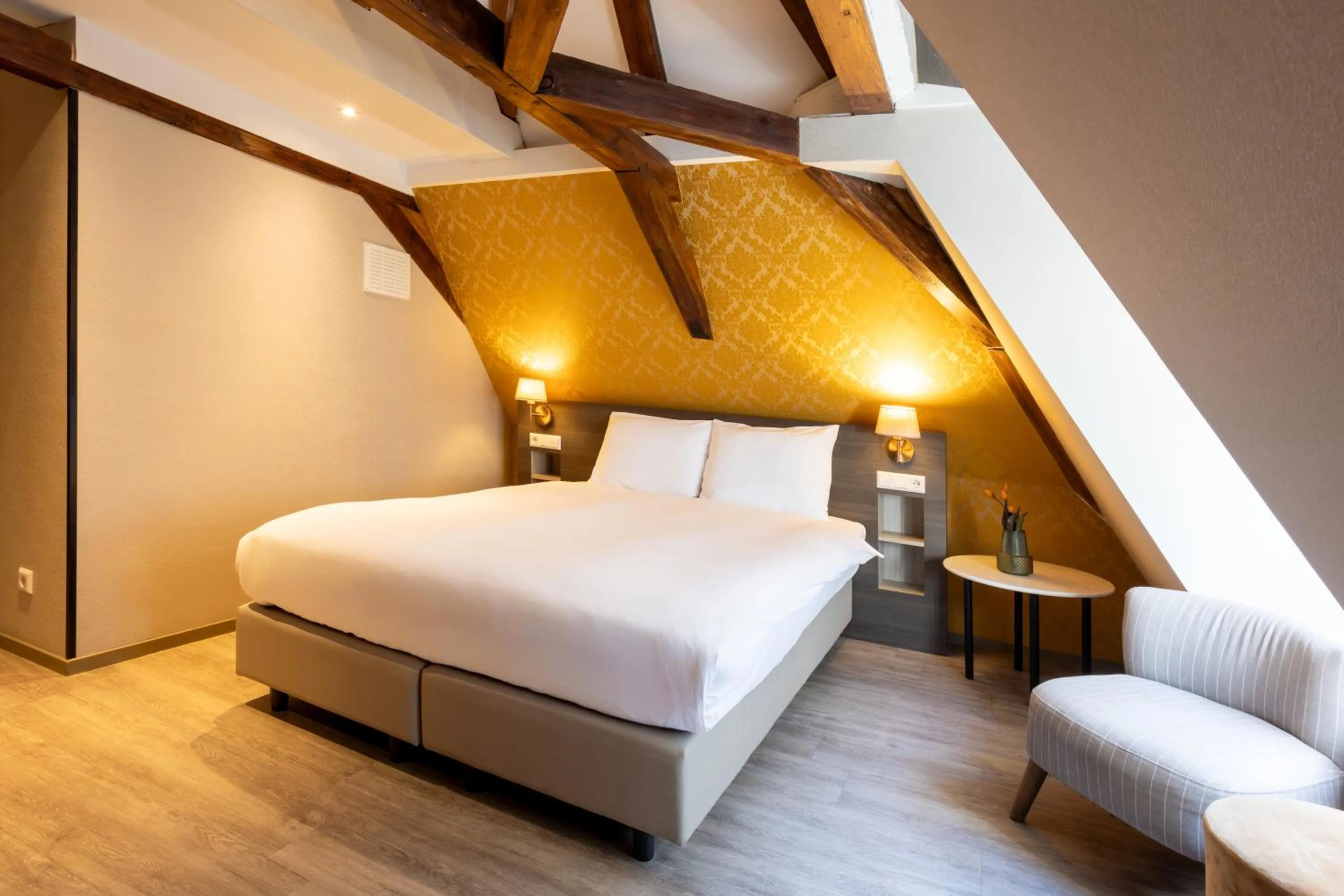 Bed in Dream Hotel Amsterdam