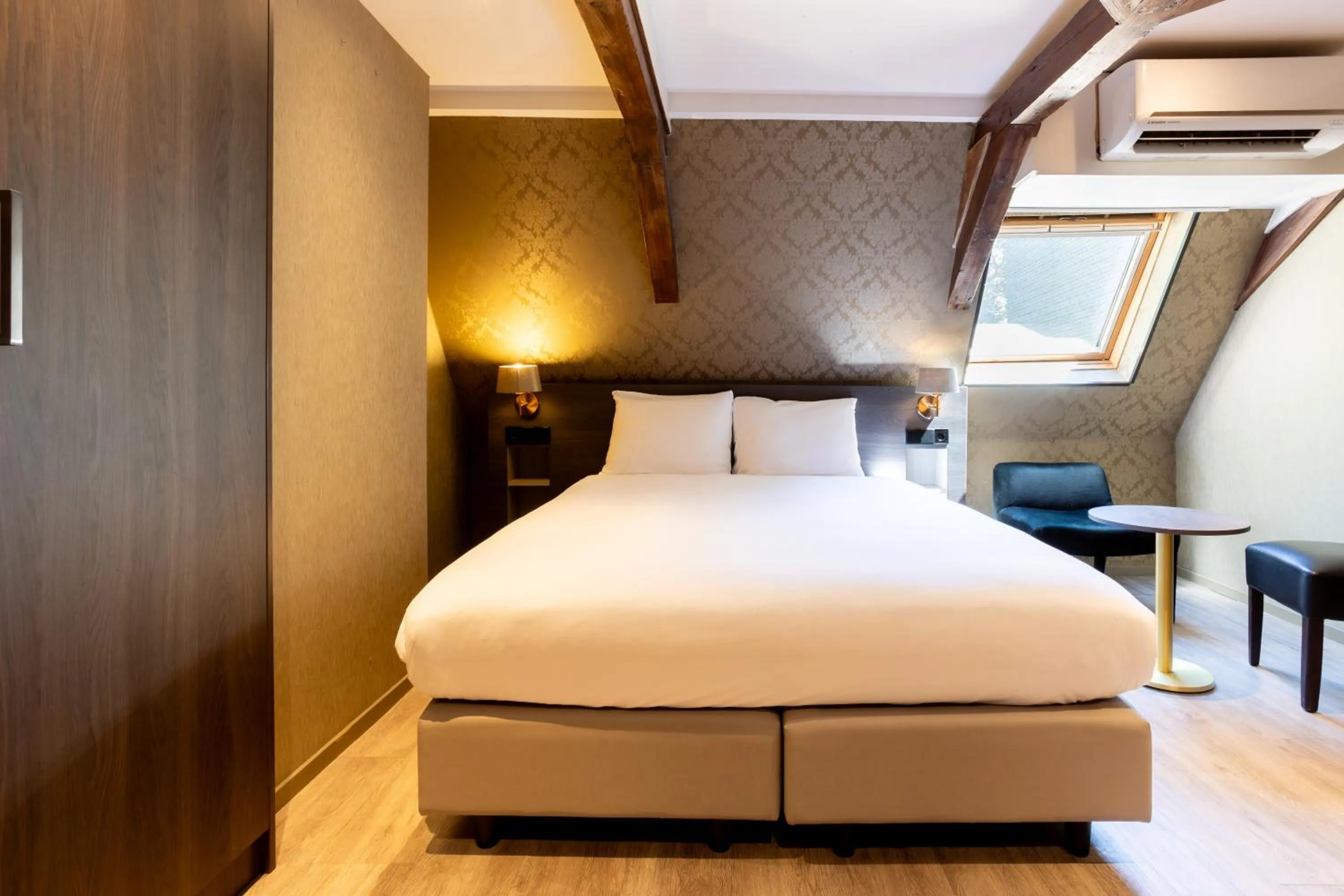 Bed in Dream Hotel Amsterdam