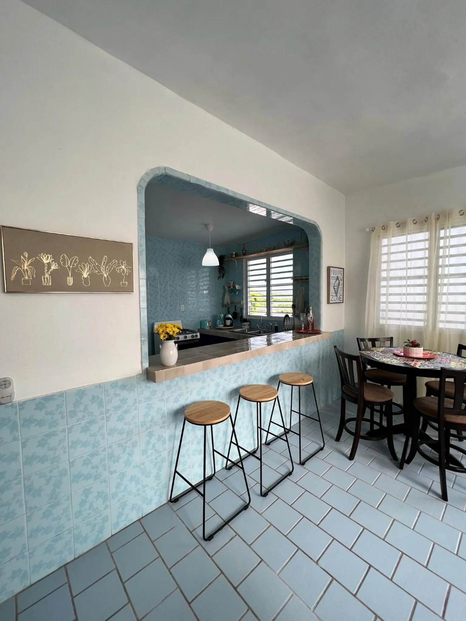 Seating area in Villa Alborada
