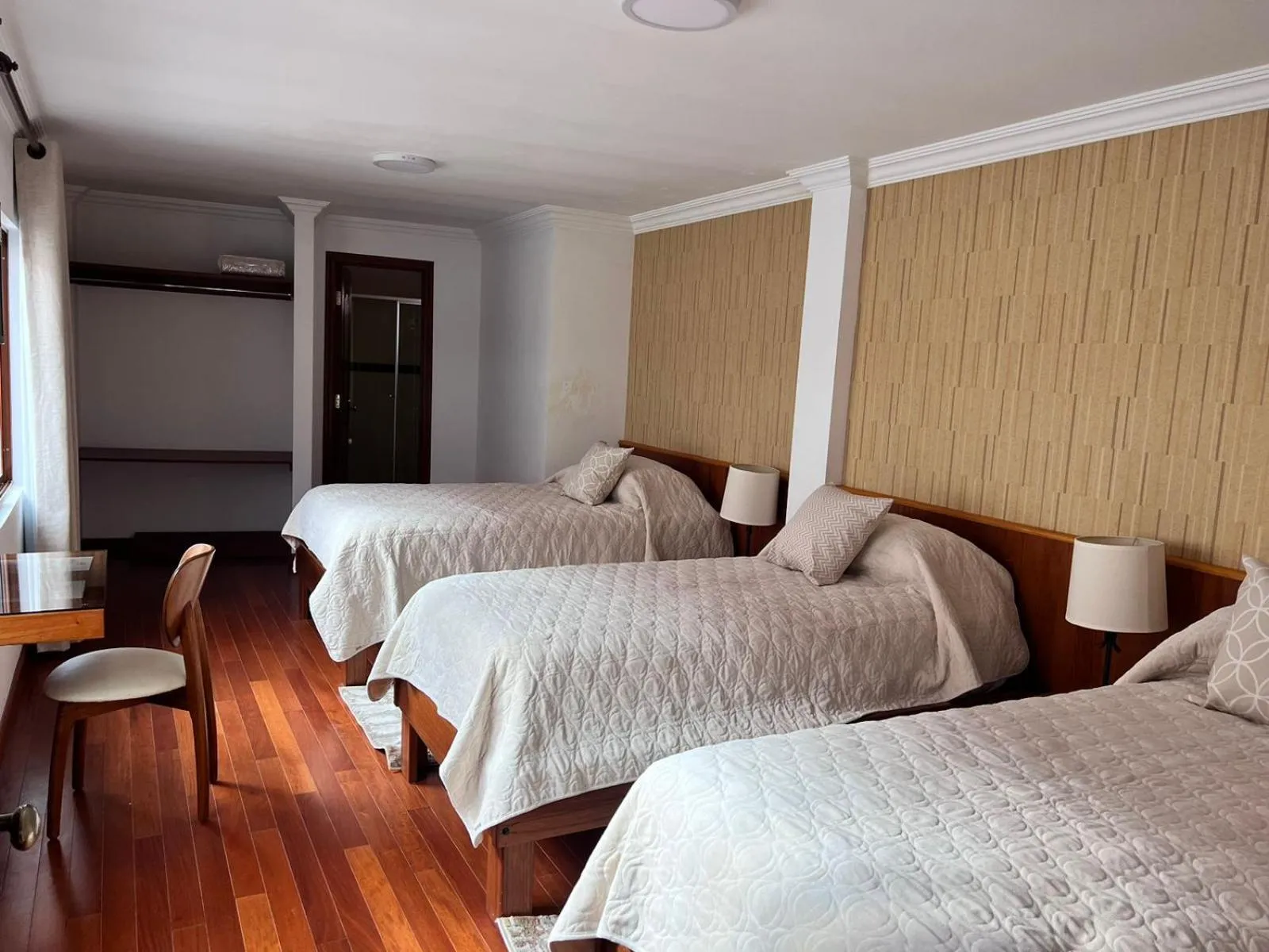 Bed in VIRREYES HOTEL