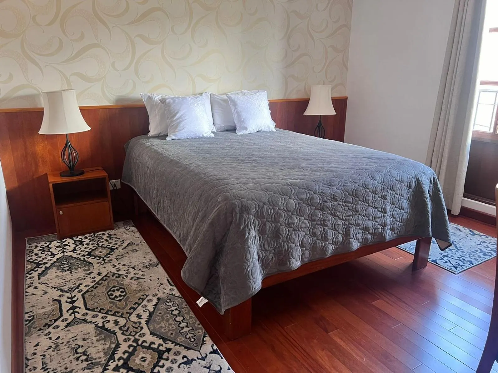 Bed in VIRREYES HOTEL