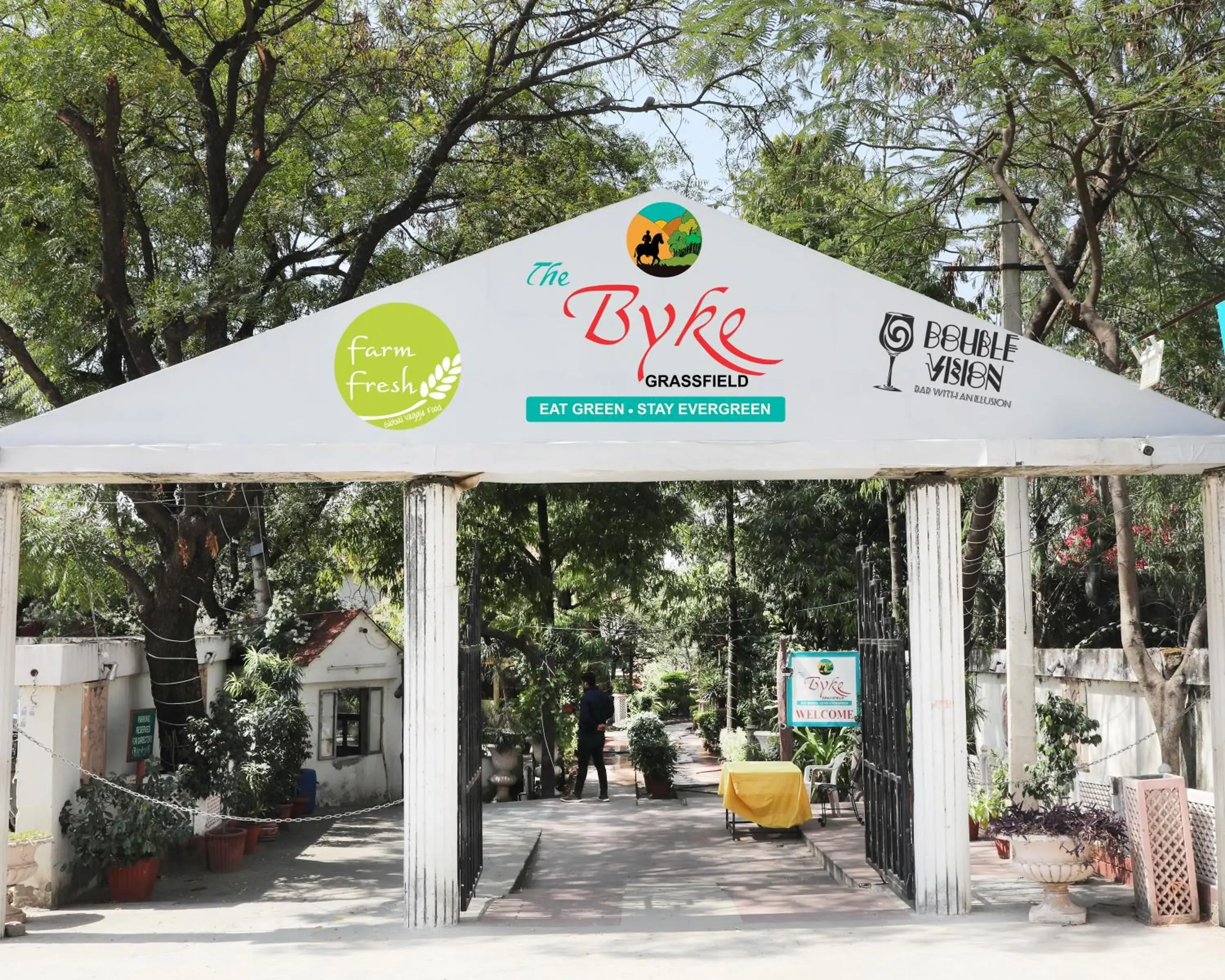 Facade/entrance in The Byke Grassfield Resort with Outdoor Pool, Shyam Nagar, Jaipur Facade/entrance in The Byke Grassfield Resort with Outdoor Pool, Shyam Nagar, Jaipur