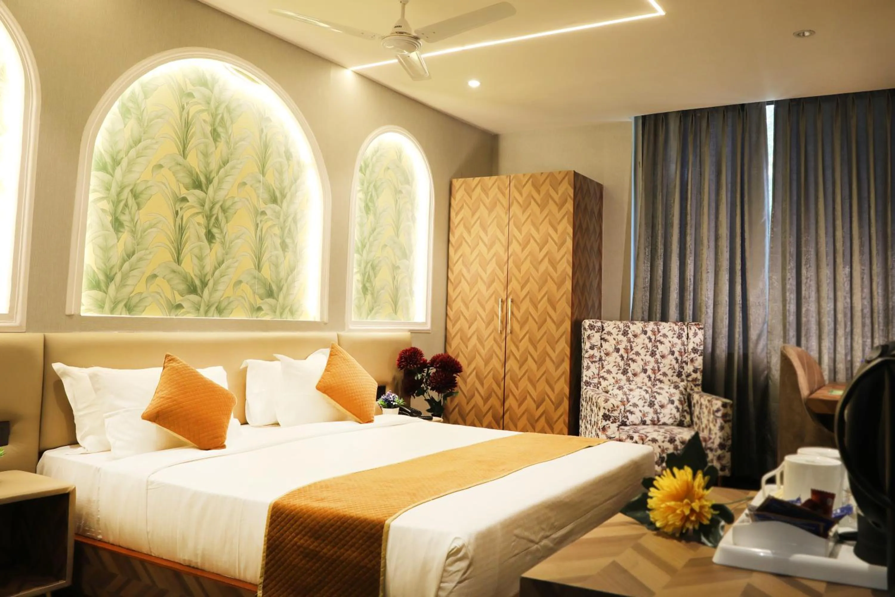 Bed in The Byke Grassfield Resort with Outdoor Pool, Shyam Nagar, Jaipur