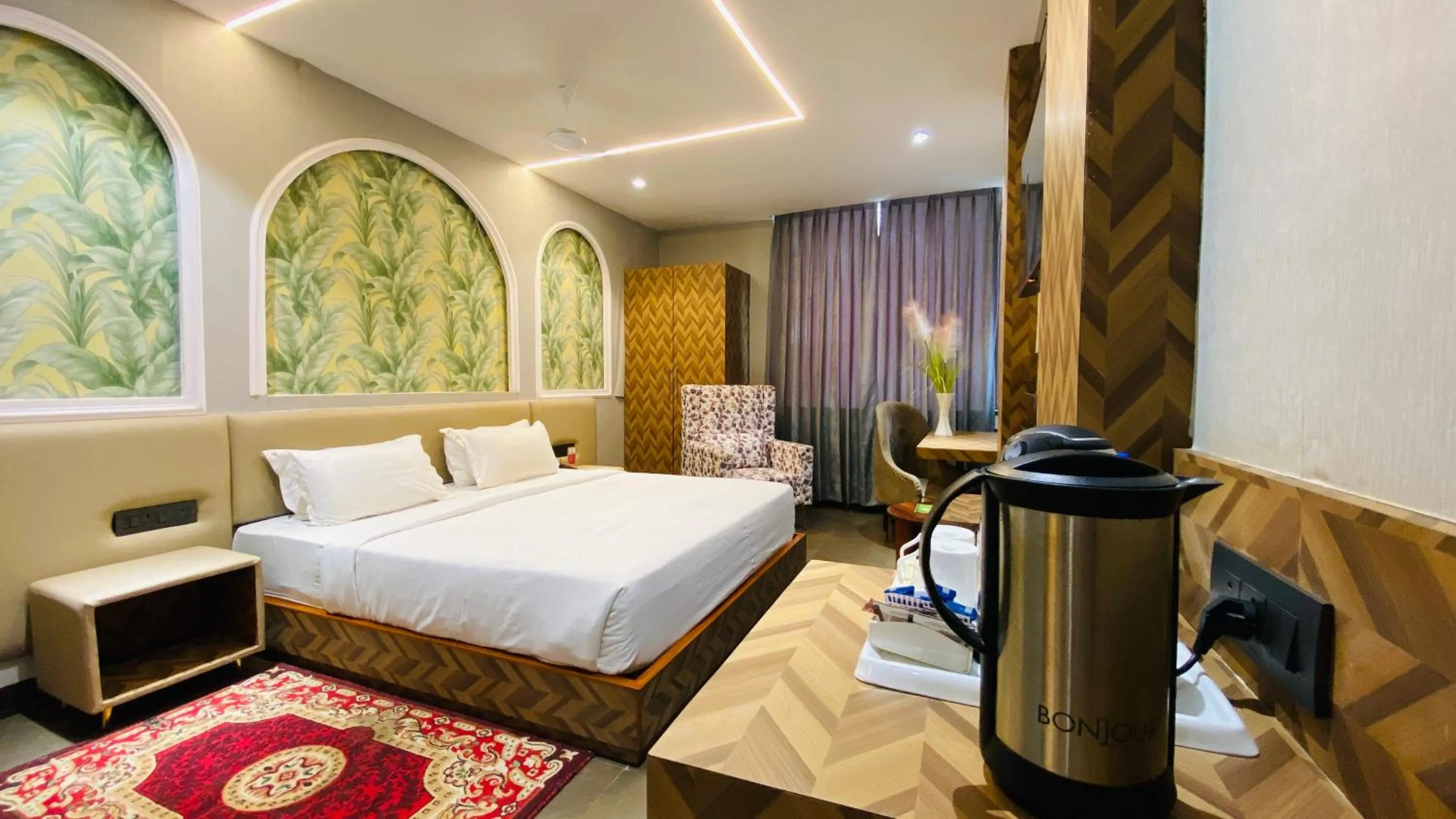 Bed in The Byke Grassfield Resort with Outdoor Pool, Shyam Nagar, Jaipur