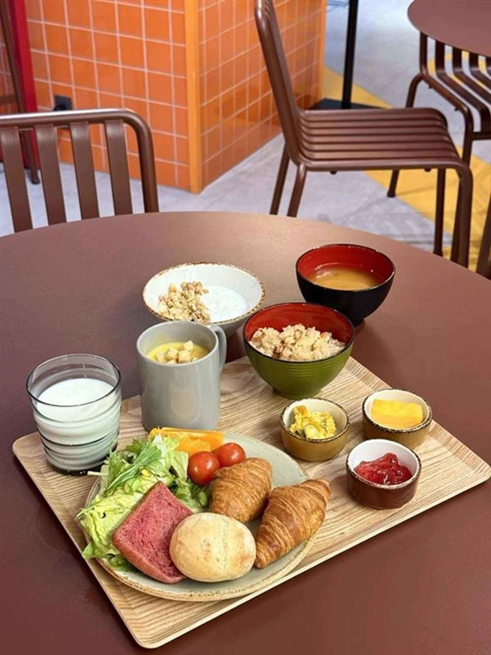 Buffet breakfast in lyf Ginza Tokyo