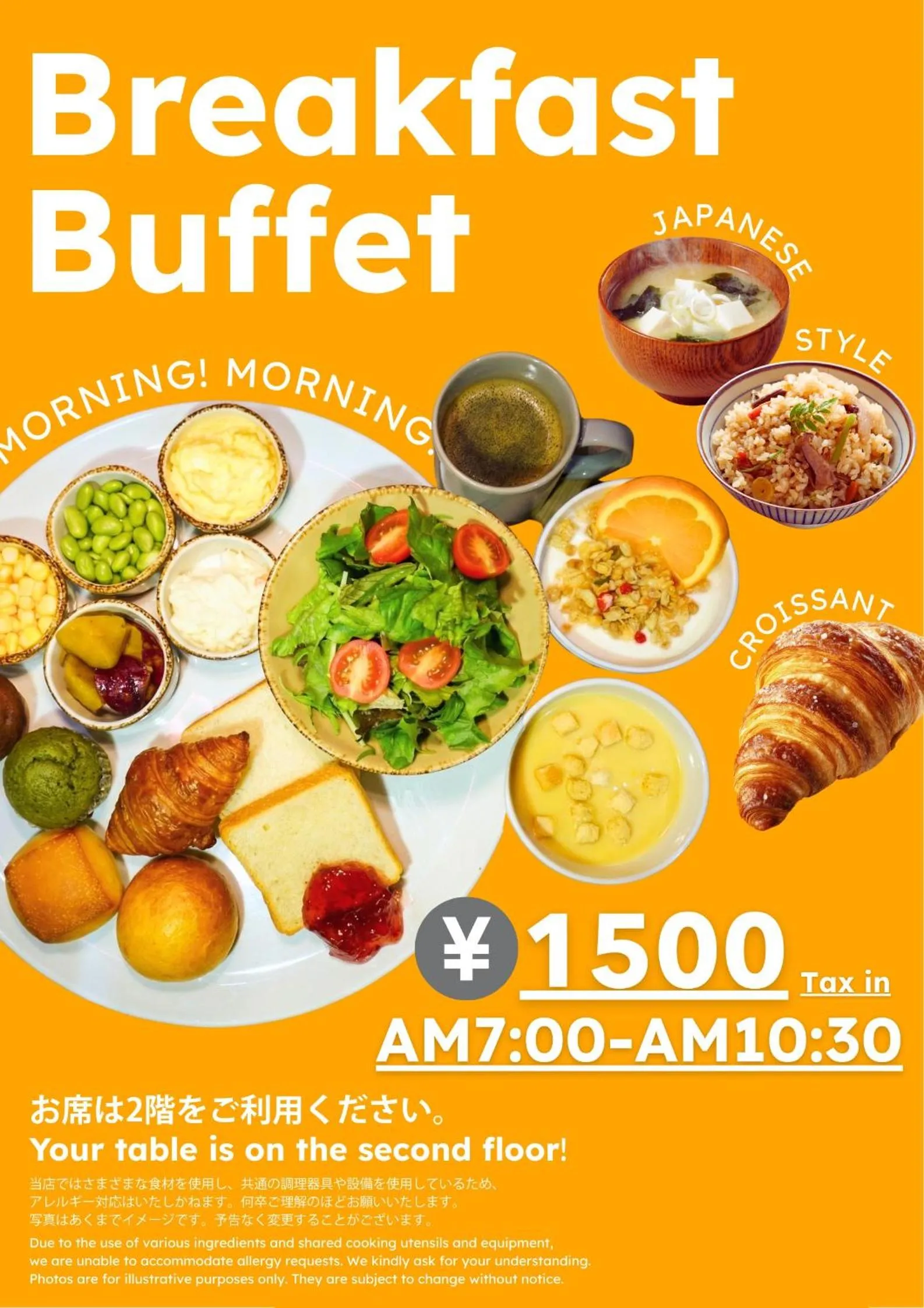 Buffet breakfast in lyf Ginza Tokyo