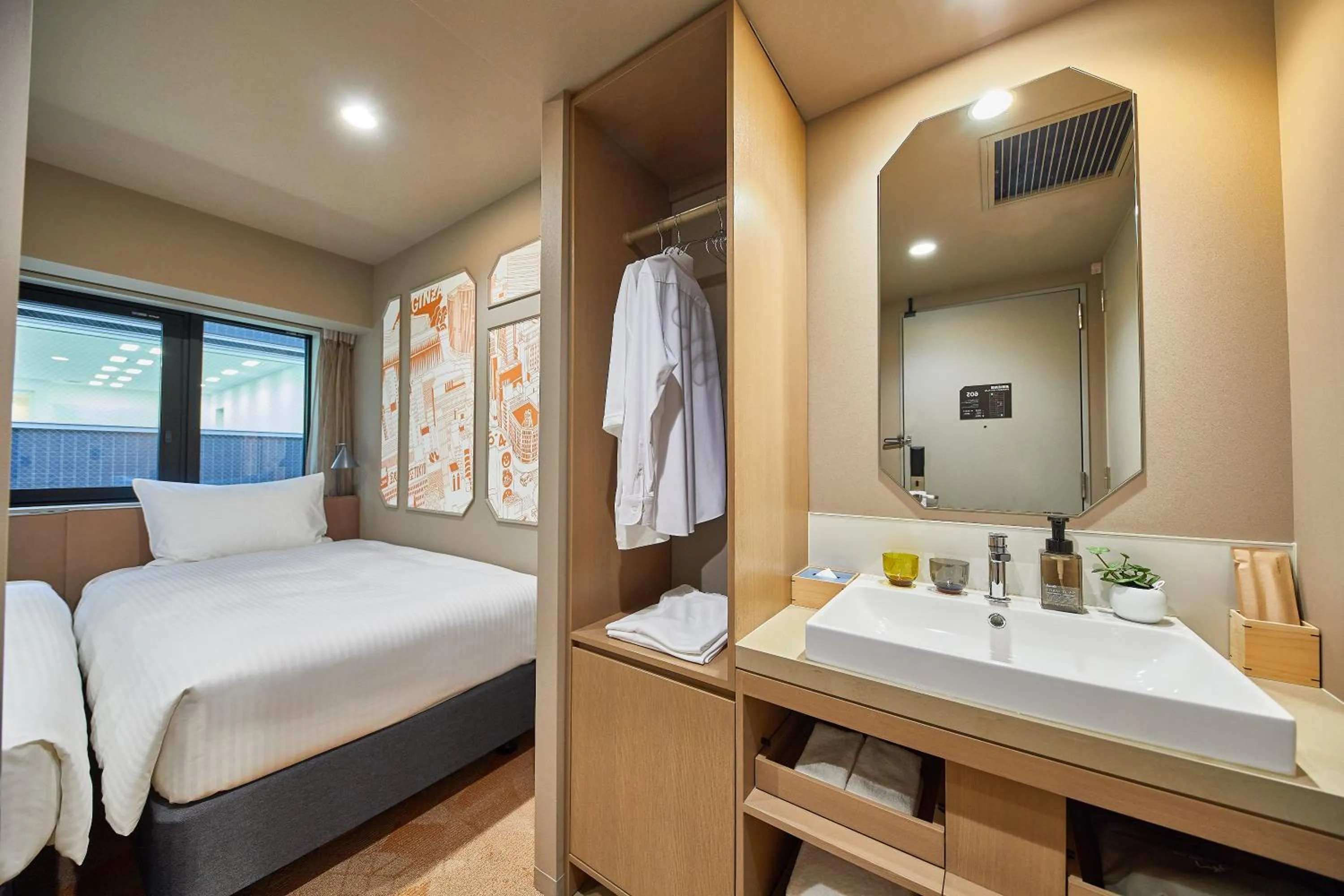 Photo of the whole room, Bed in lyf Ginza Tokyo