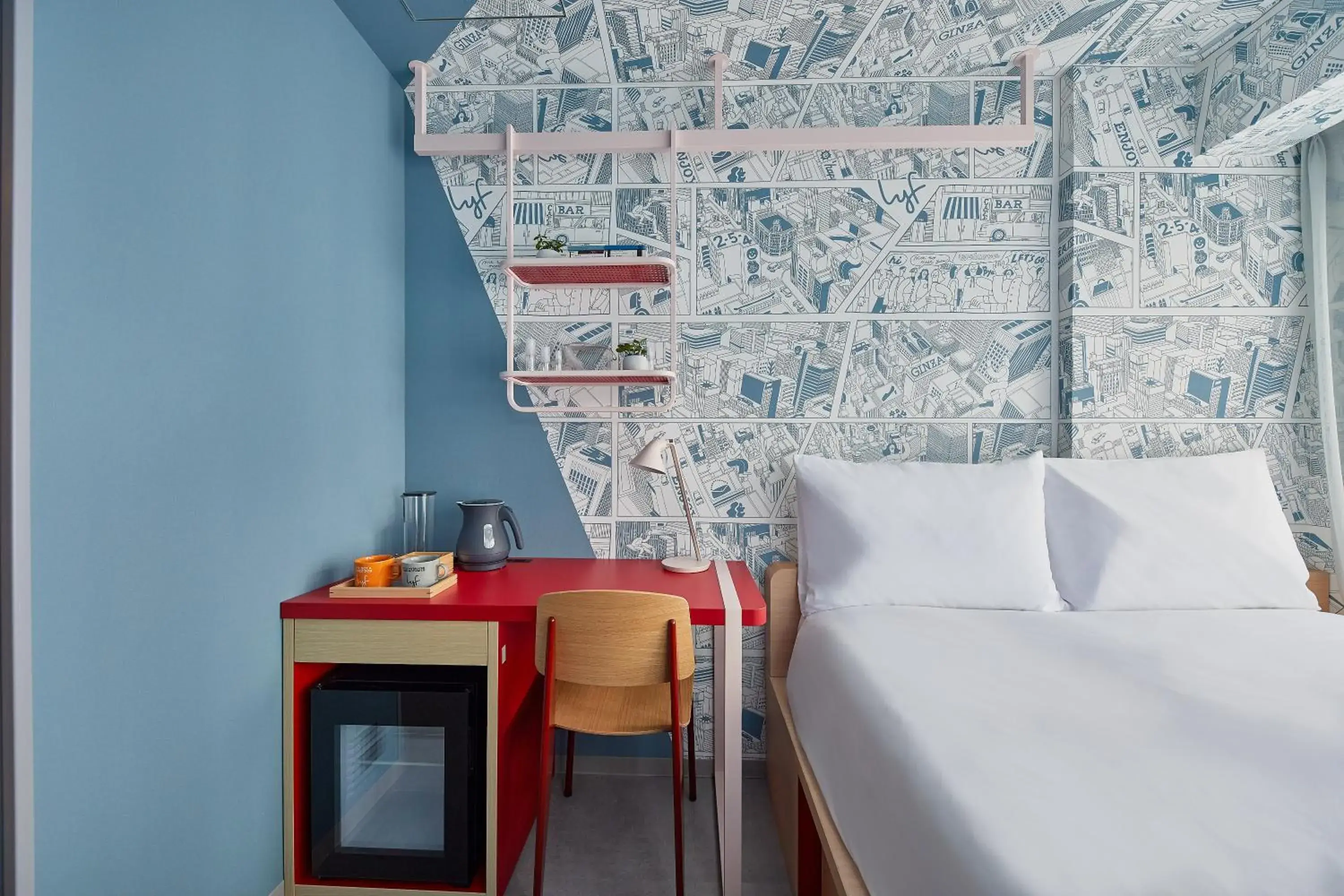 Photo of the whole room, Bed in lyf Ginza Tokyo Photo of the whole room, Bed in lyf Ginza Tokyo