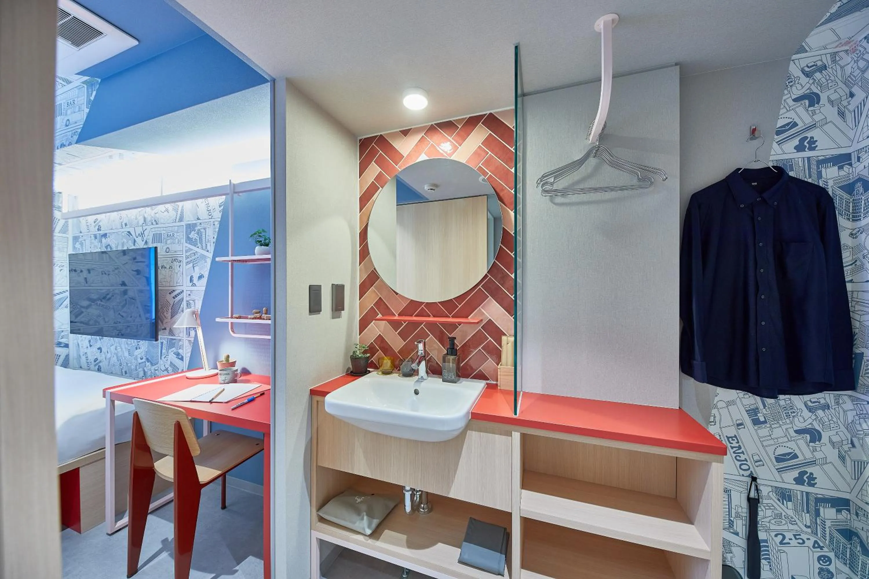 Bathroom in lyf Ginza Tokyo