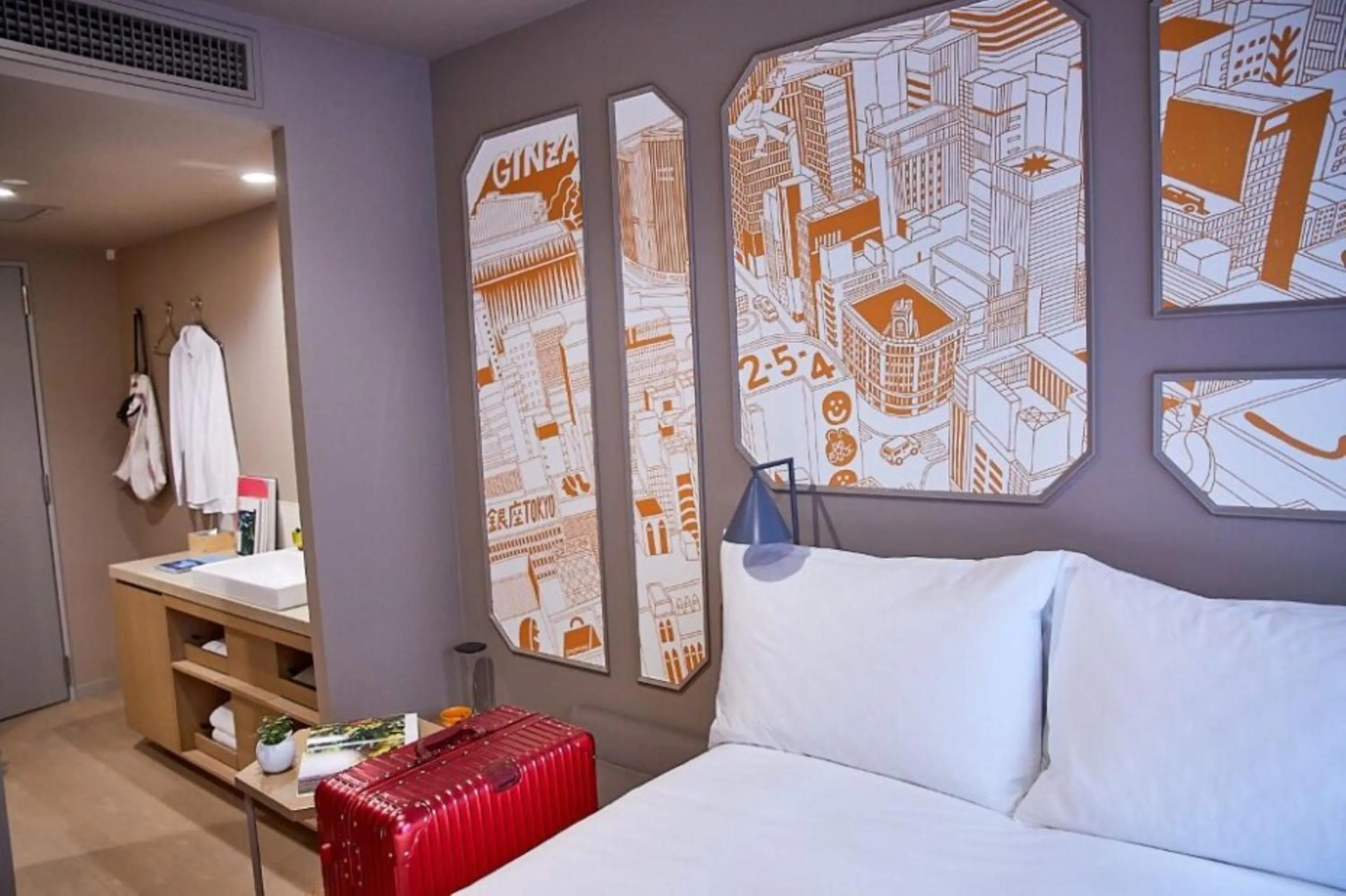 Photo of the whole room, Bed in lyf Ginza Tokyo